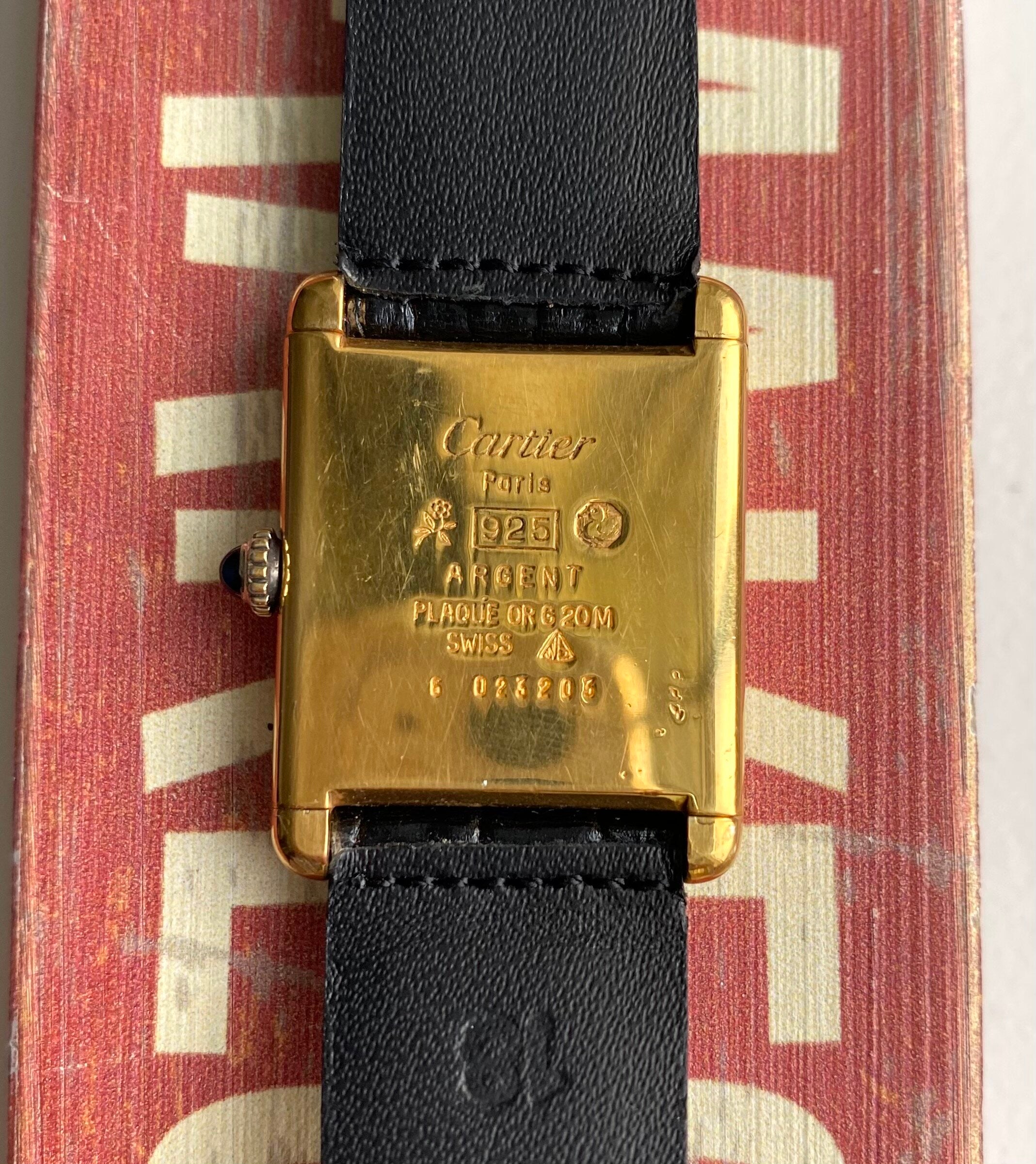 Must de Cartier Tank — Black Dial