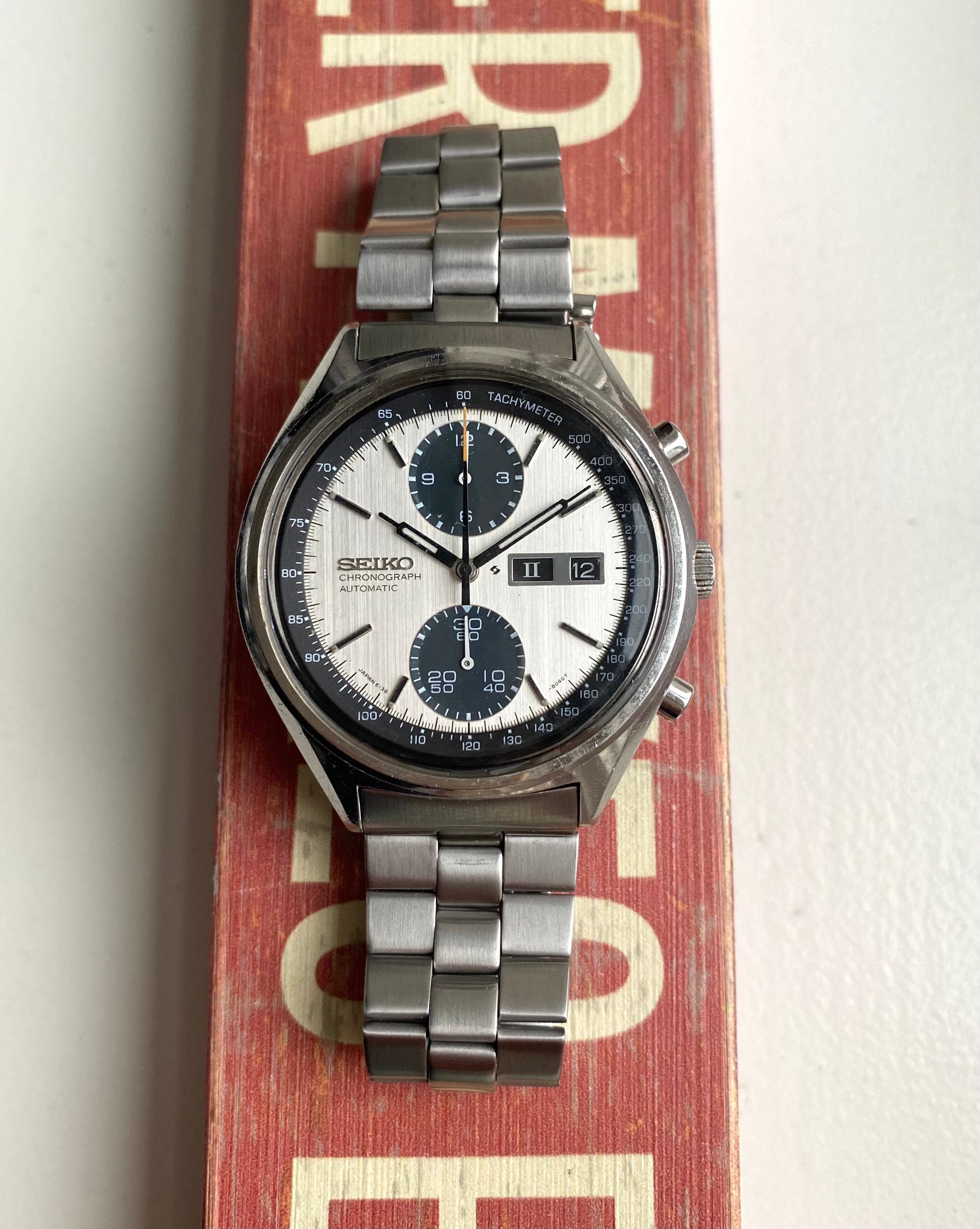 Seiko Chronograph — "Panda" Dial