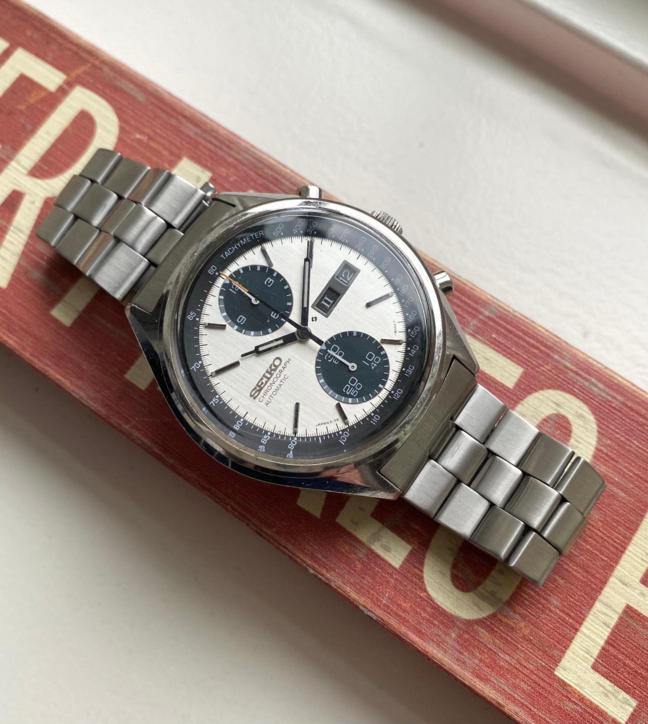 Seiko Chronograph — "Panda" Dial