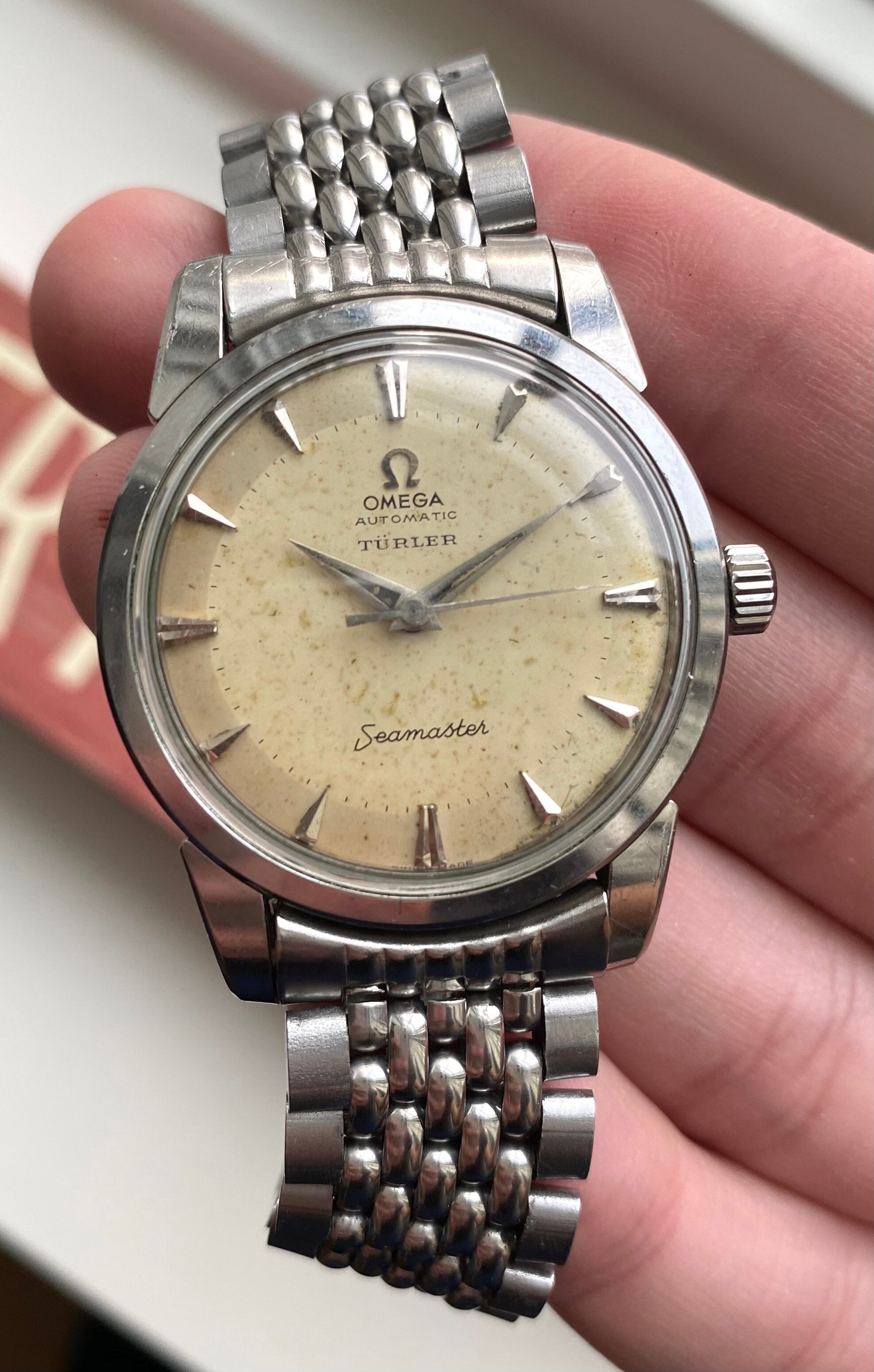 Omega Seamaster — "Turler" Signed