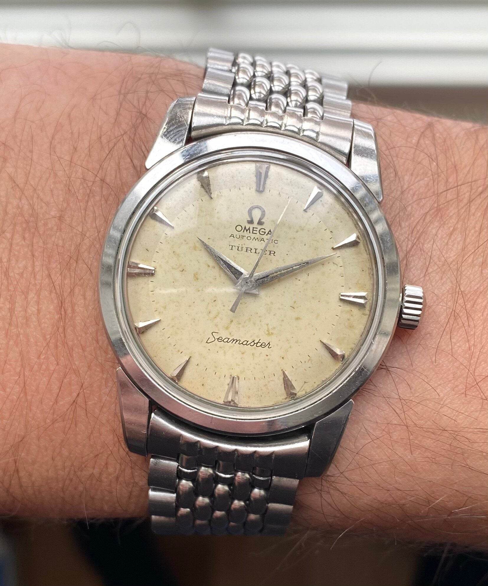 Omega Seamaster — "Turler" Signed