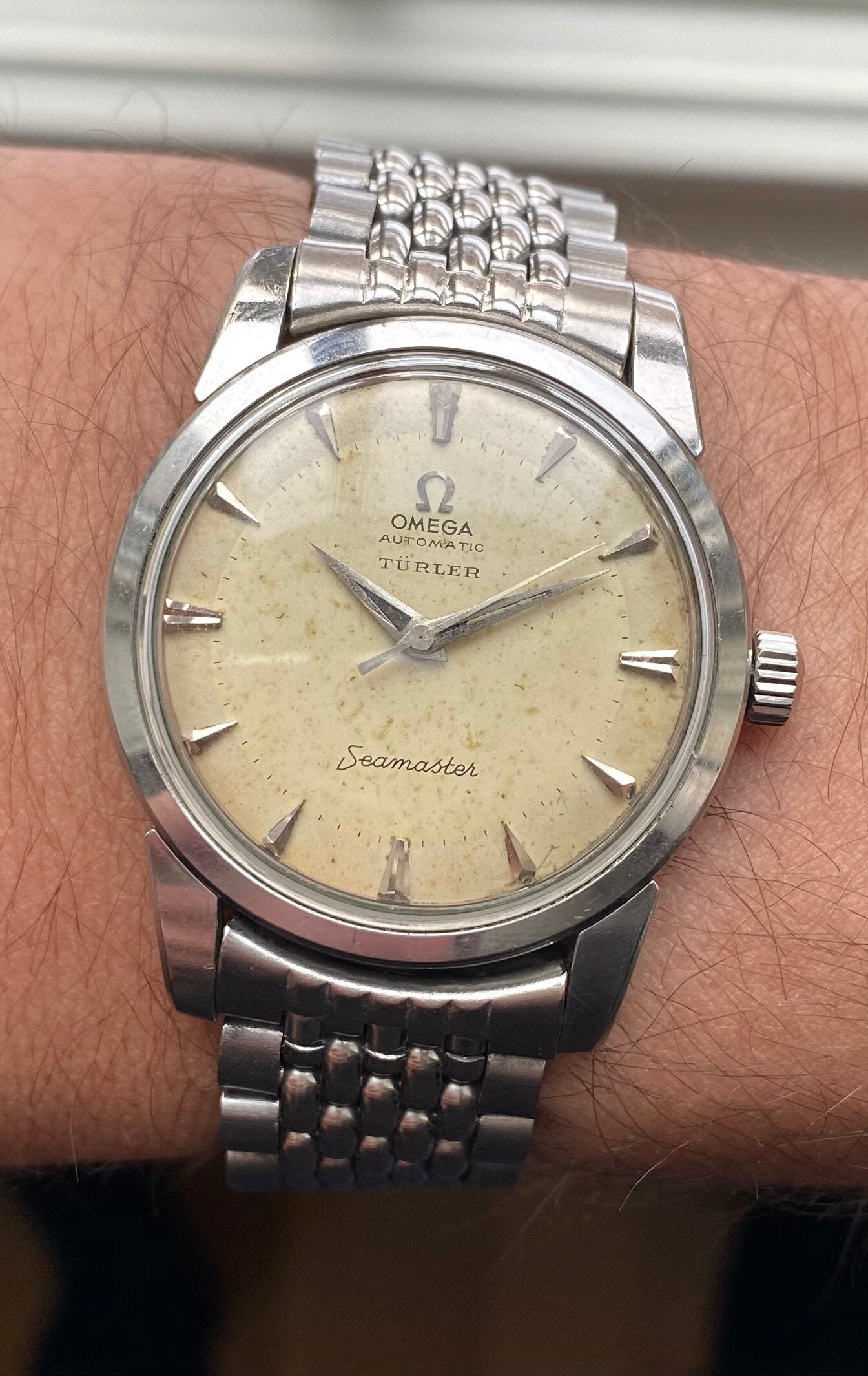 Omega Seamaster — "Turler" Signed