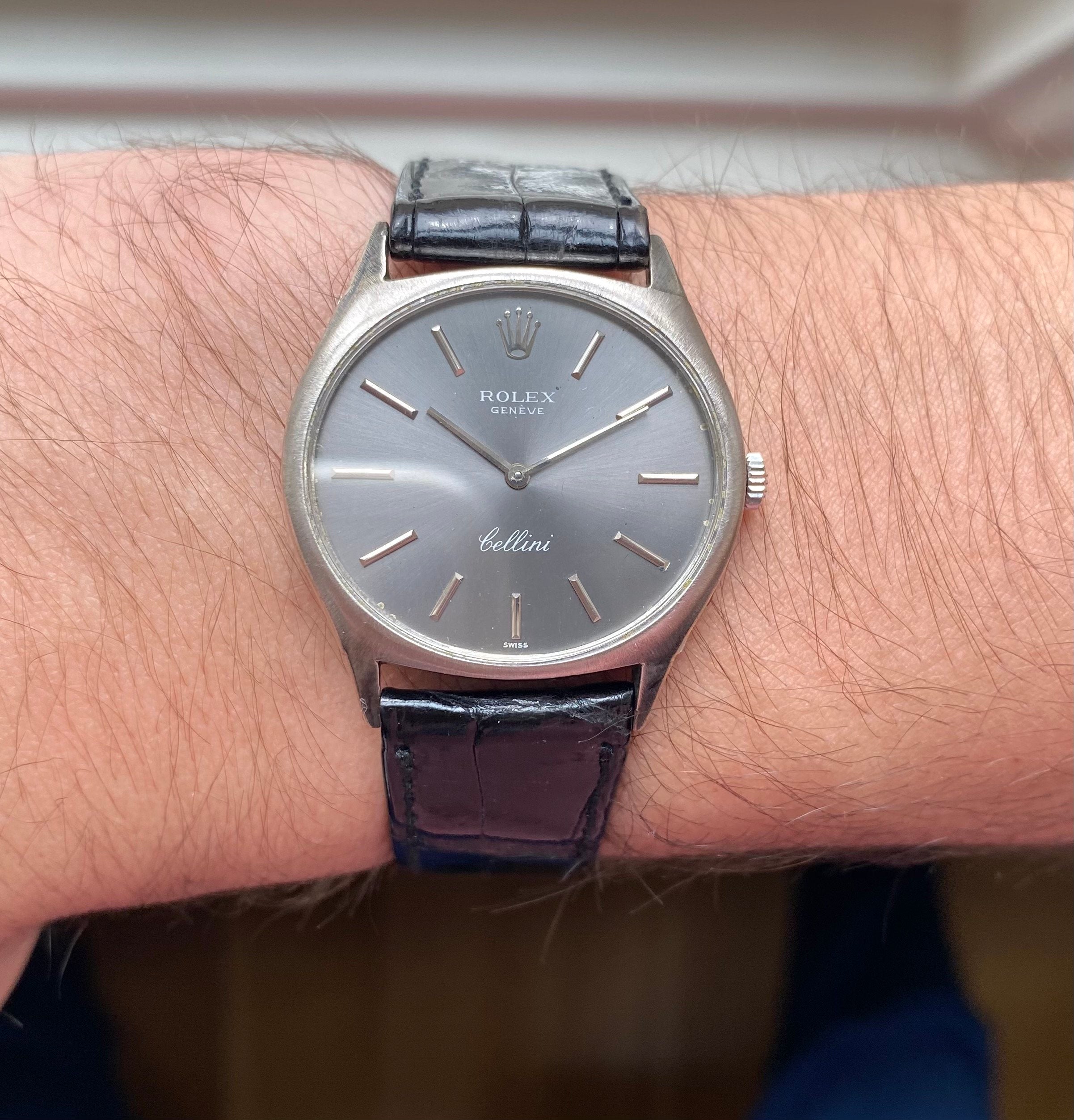 Rolex Cellini ref. 3806 — Grey Dial