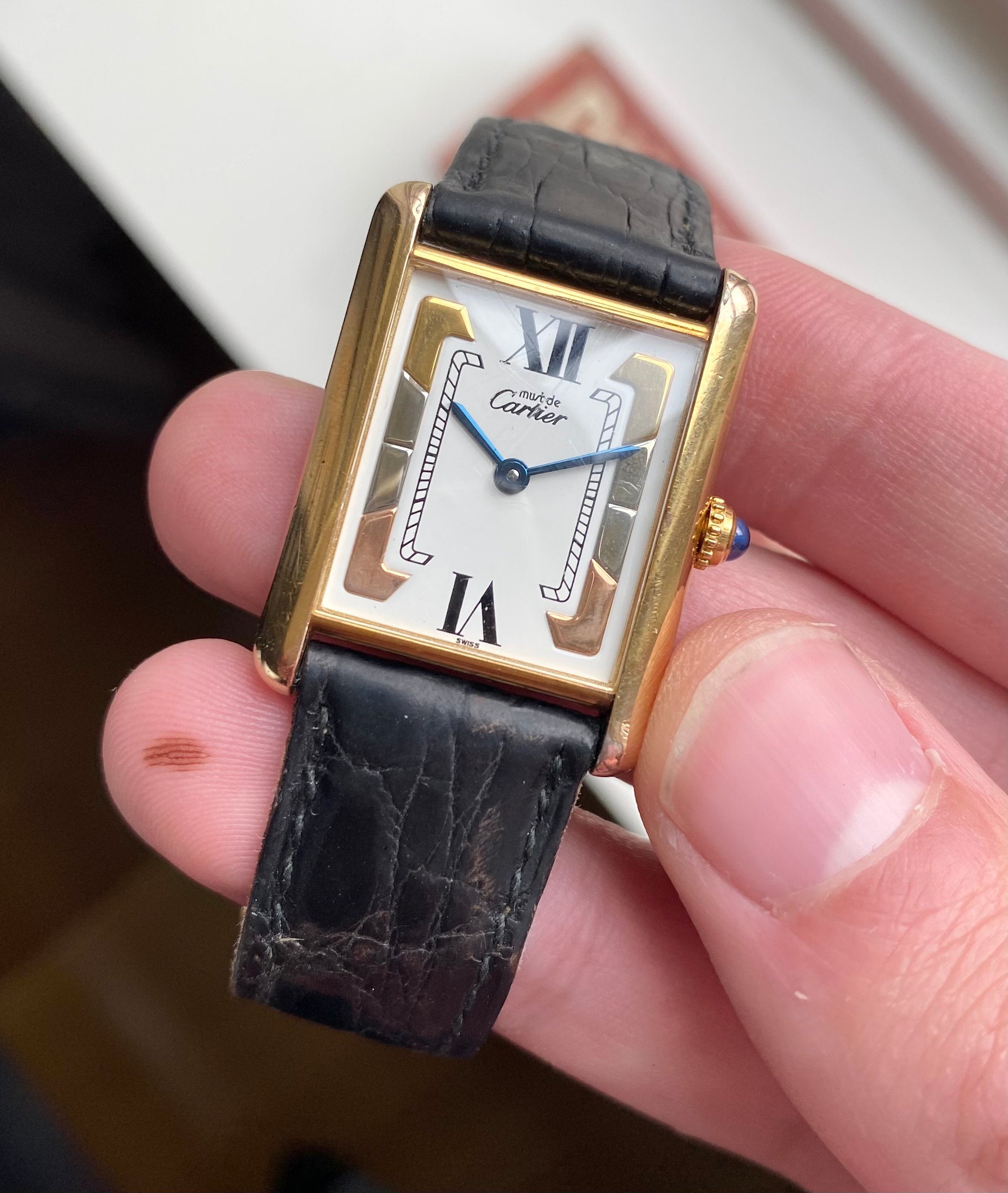 Cartier Tank — Trinity Dial