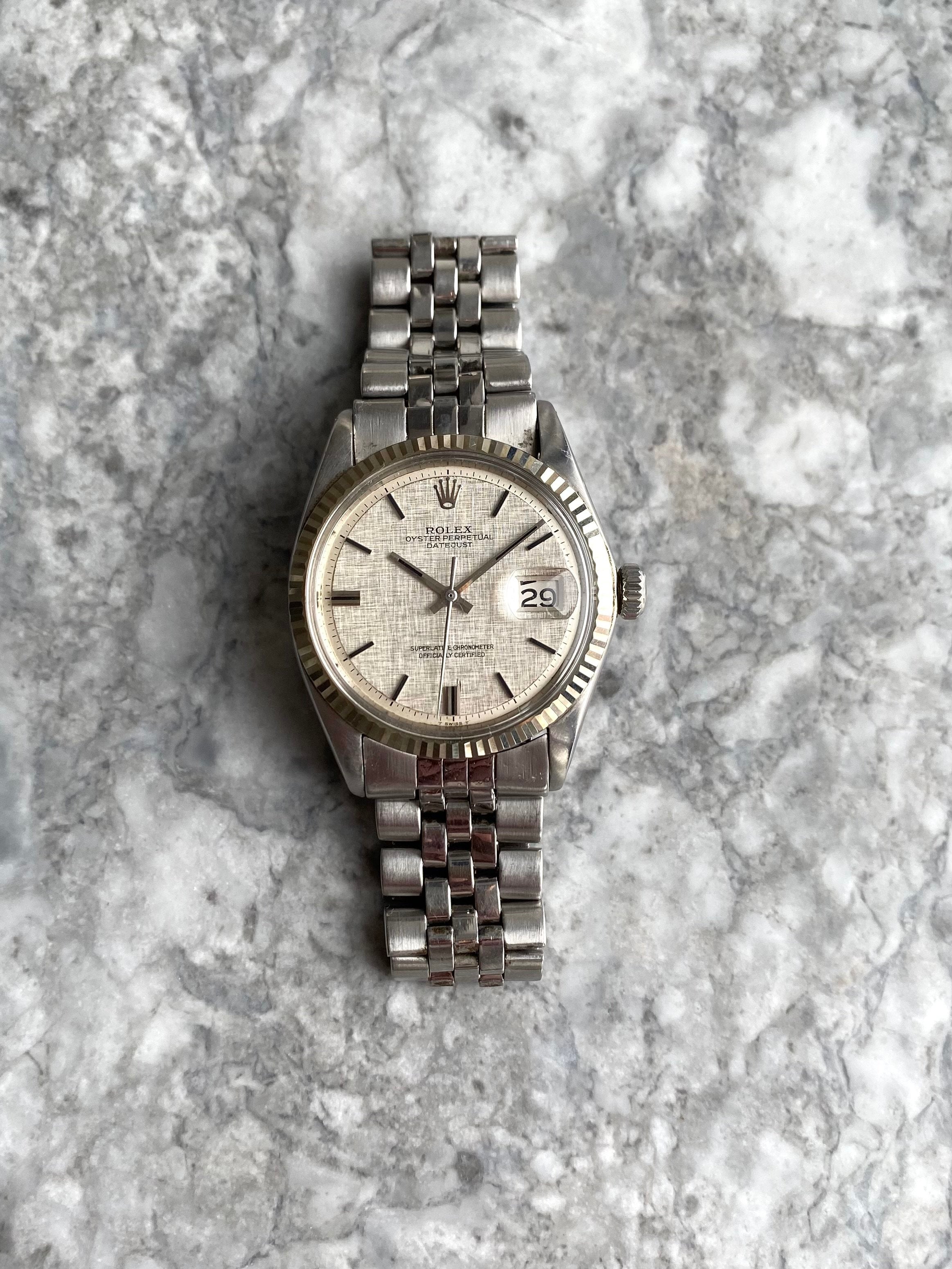 Rolex Darejus1 1601 - Silver Linen.