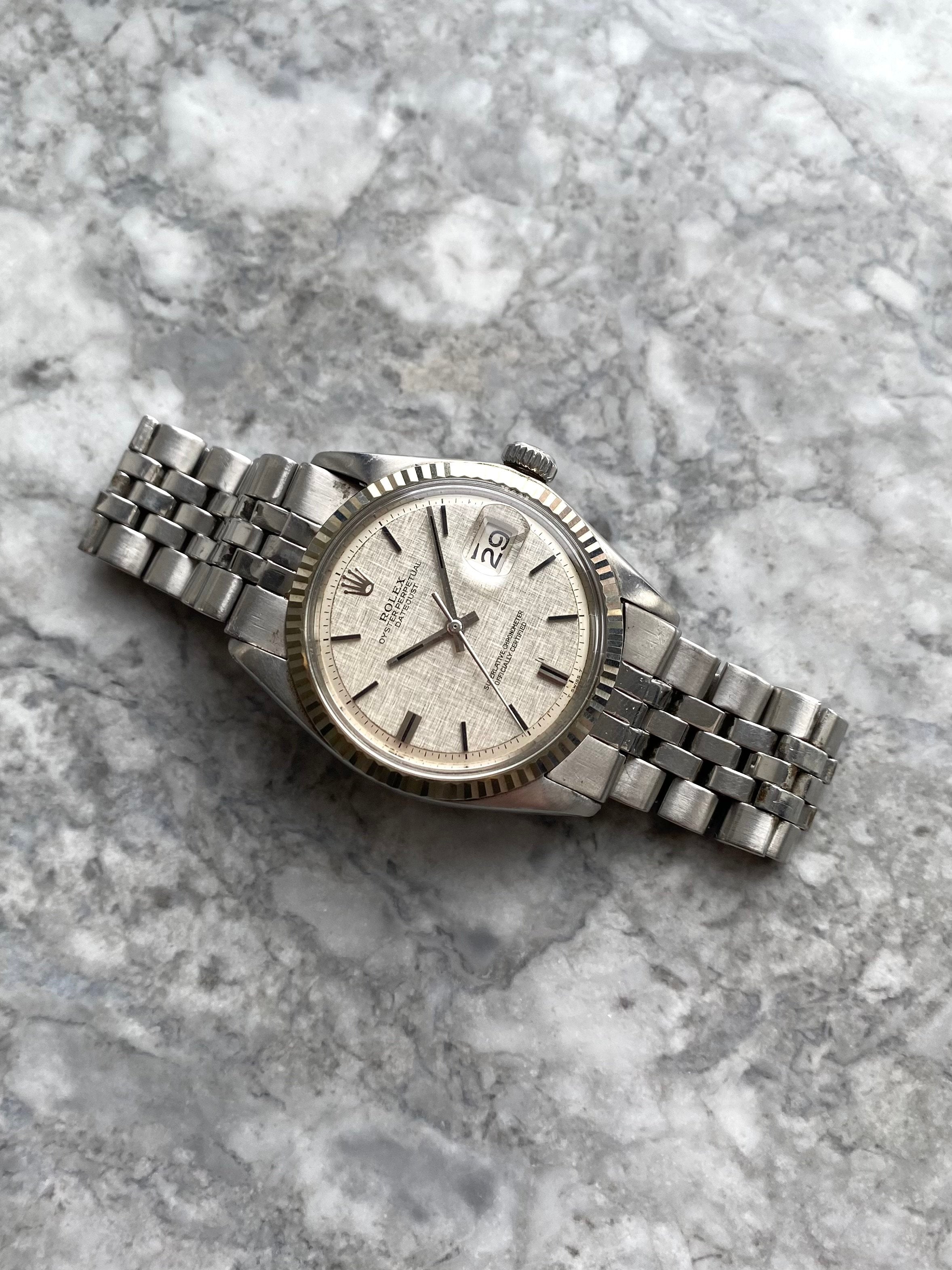 Rolex Darejus1 1601 - Silver Linen.