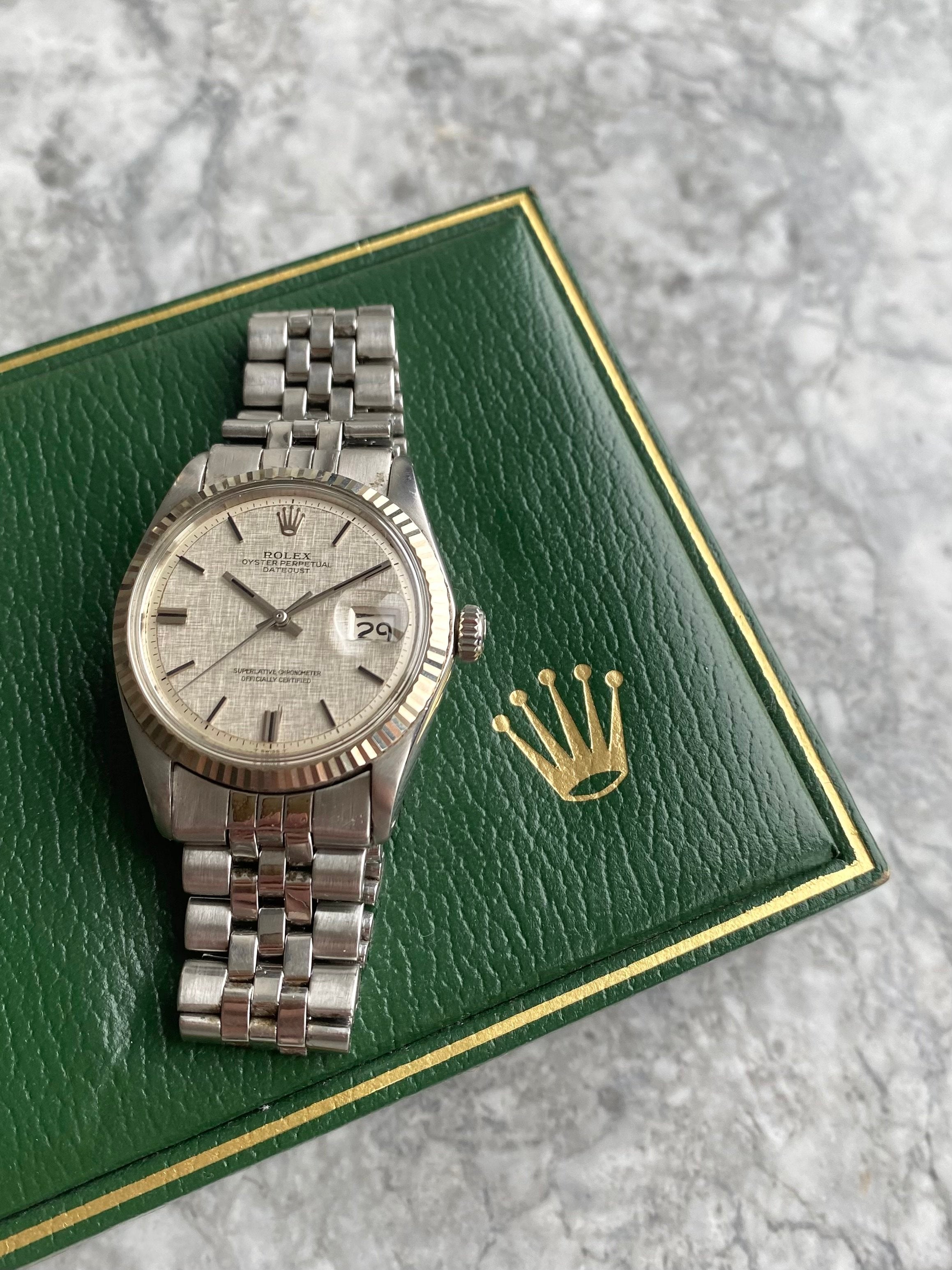 Rolex Darejus1 1601 - Silver Linen.