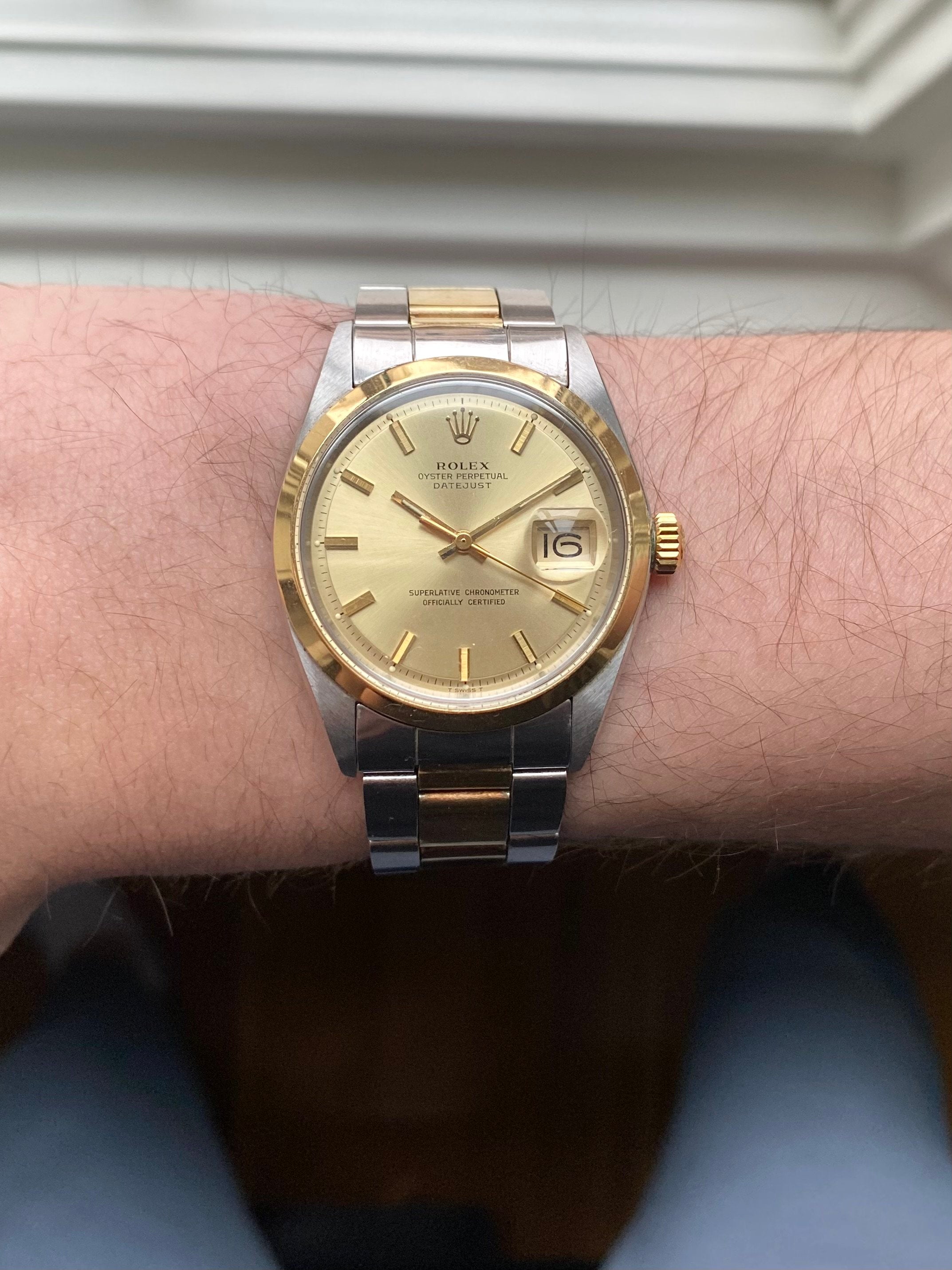 Rolex Datejust 1600 - Champagne