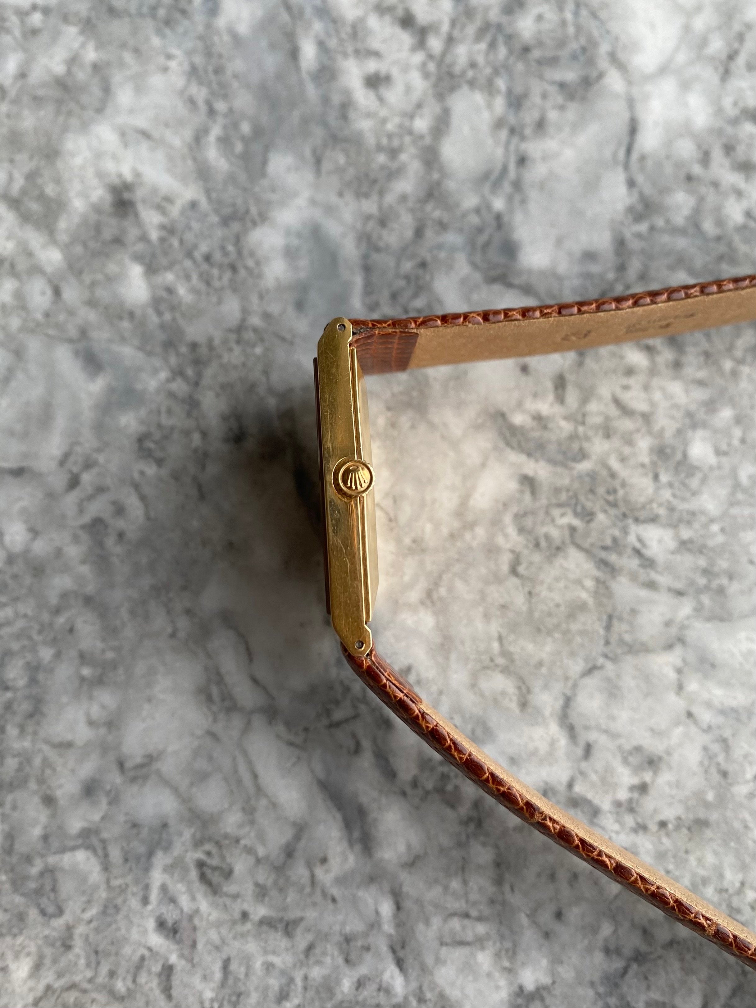 Rolex Cellini - 18K Gold Tonneau Case.