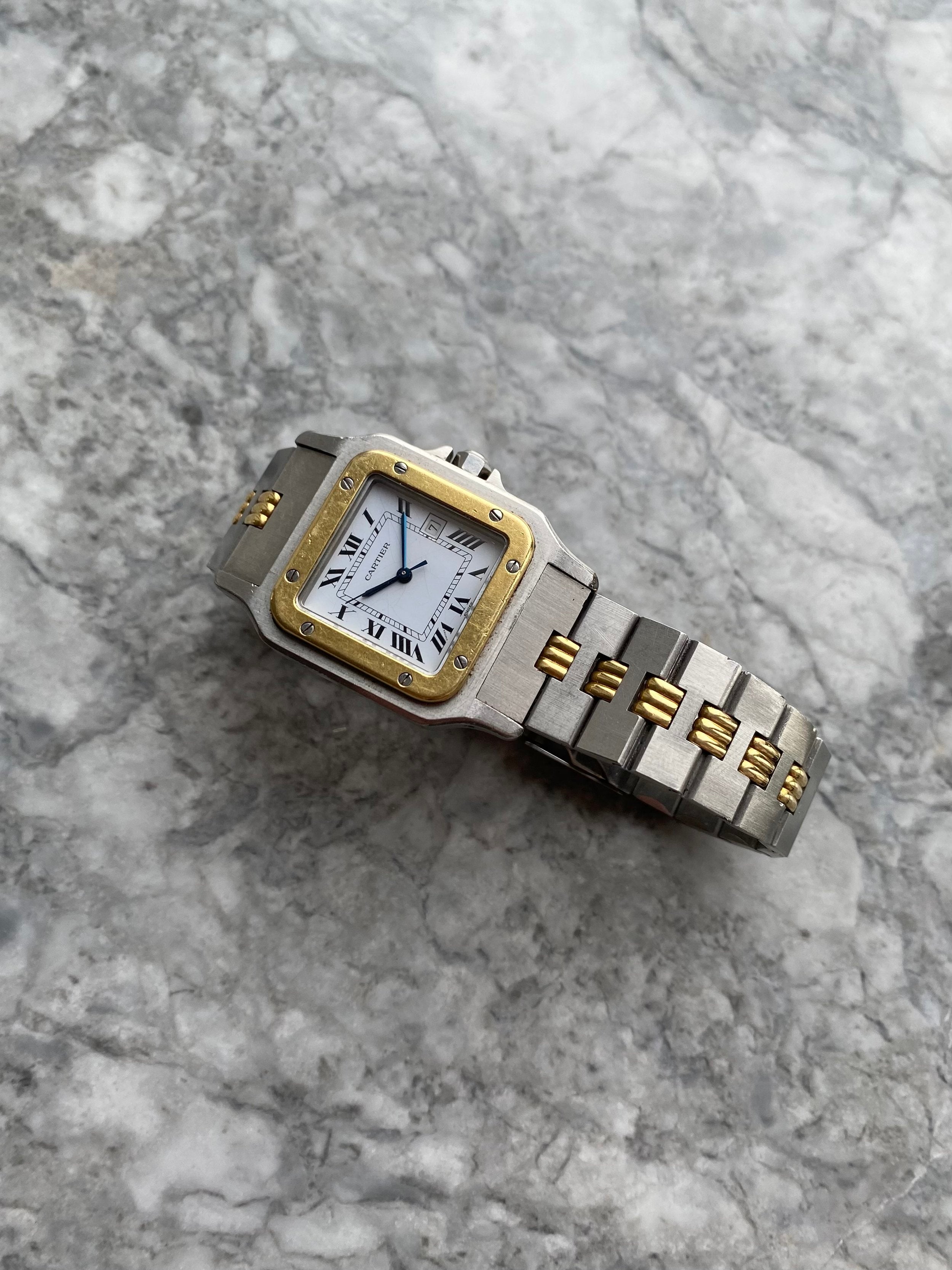 Cartier Santos 2961 - Two Tone Godron.