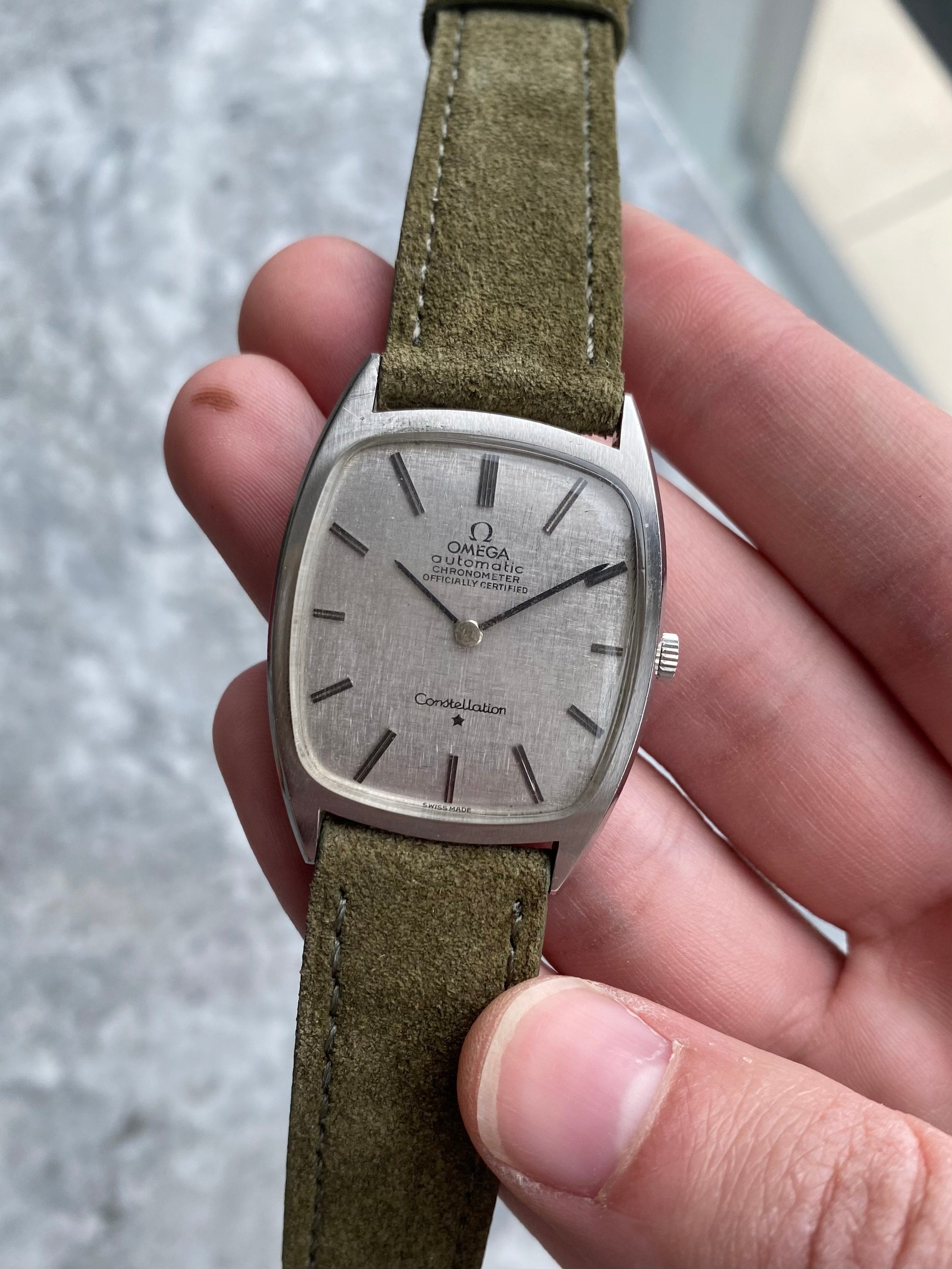 Omega Constellation - Linen Dial.