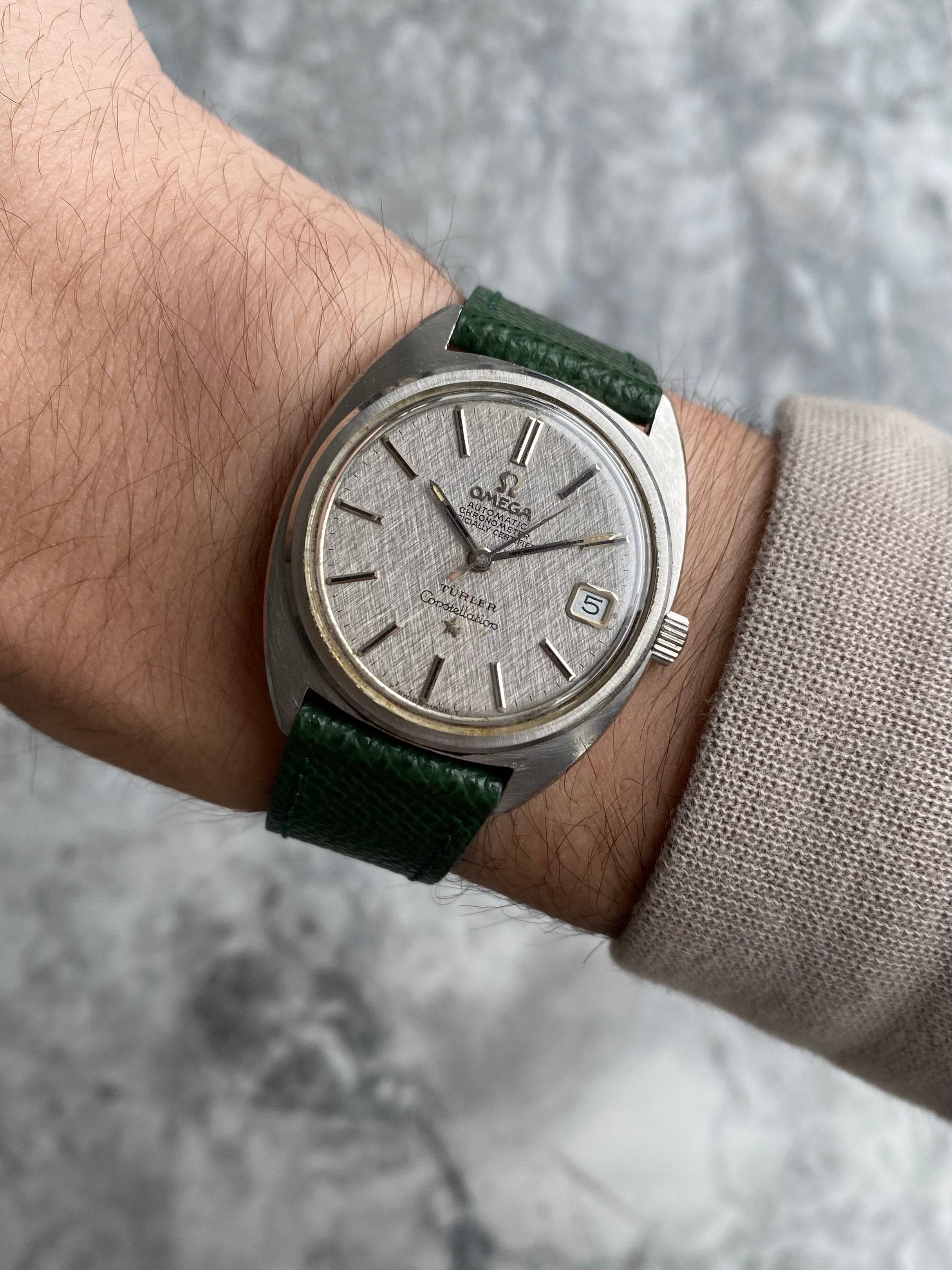 Omega Constellation - Linen Turler Dial.