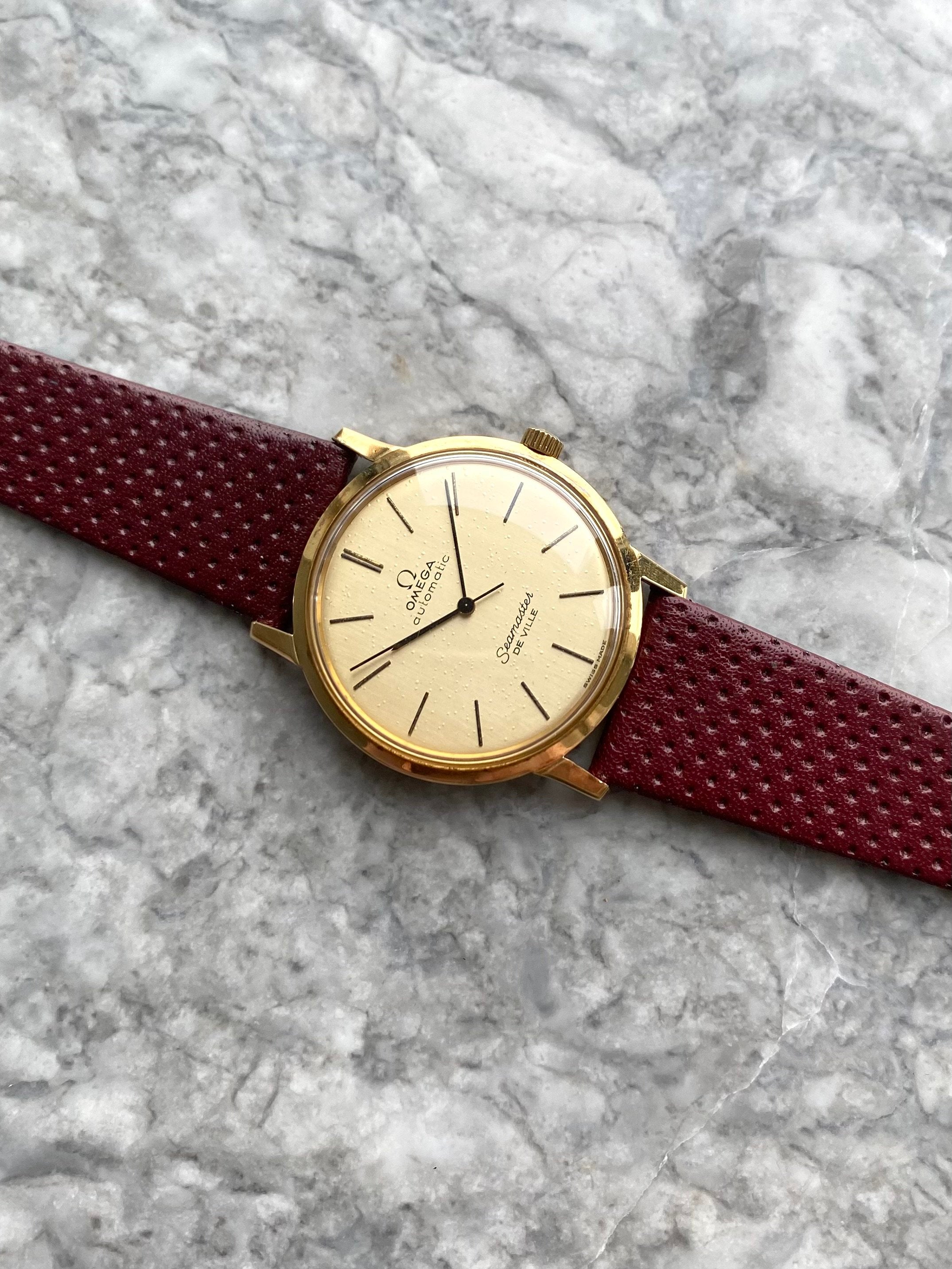 Omega Seamaster De Ville - 18K Gold Case.