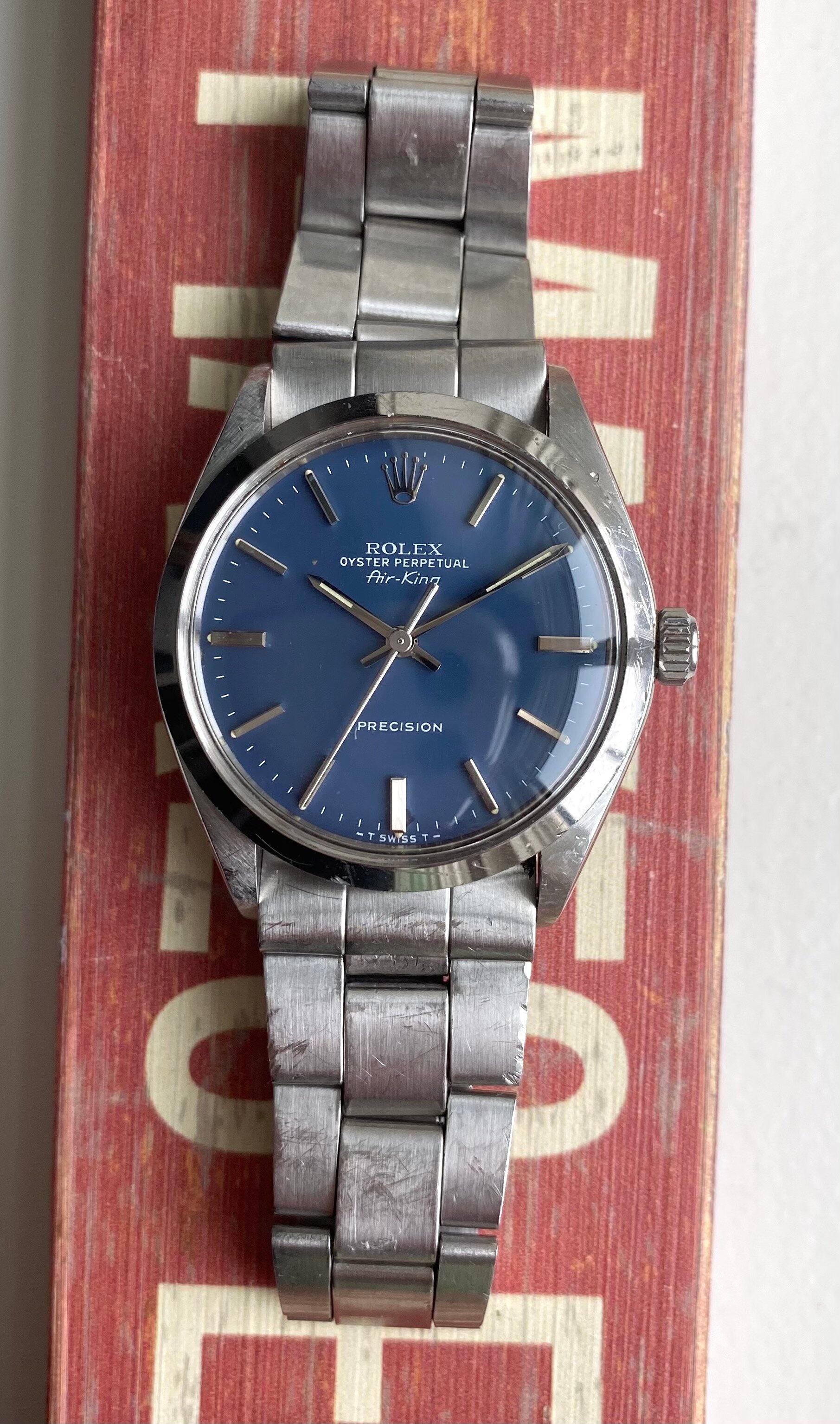 Rolex Air King — Blue Dial