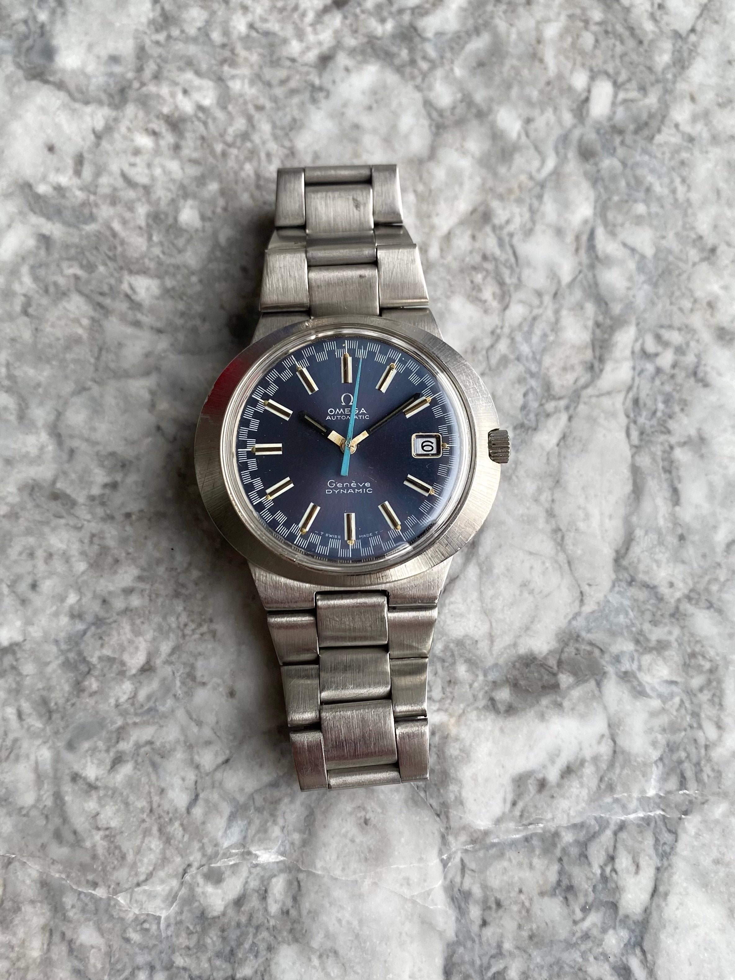 Omega Geneve Dynamic - Blue Racing Dial.