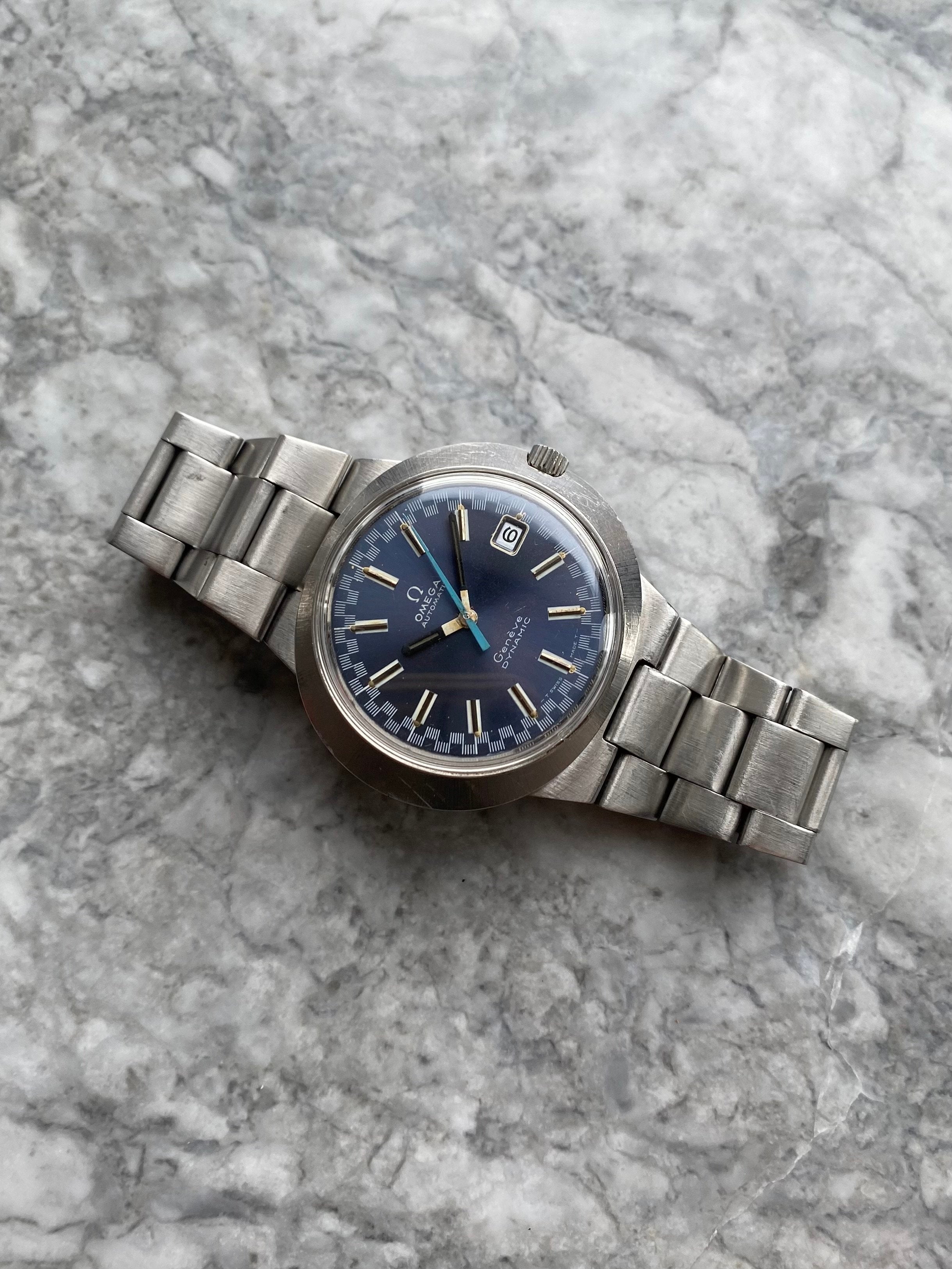 Omega Geneve Dynamic - Blue Racing Dial.