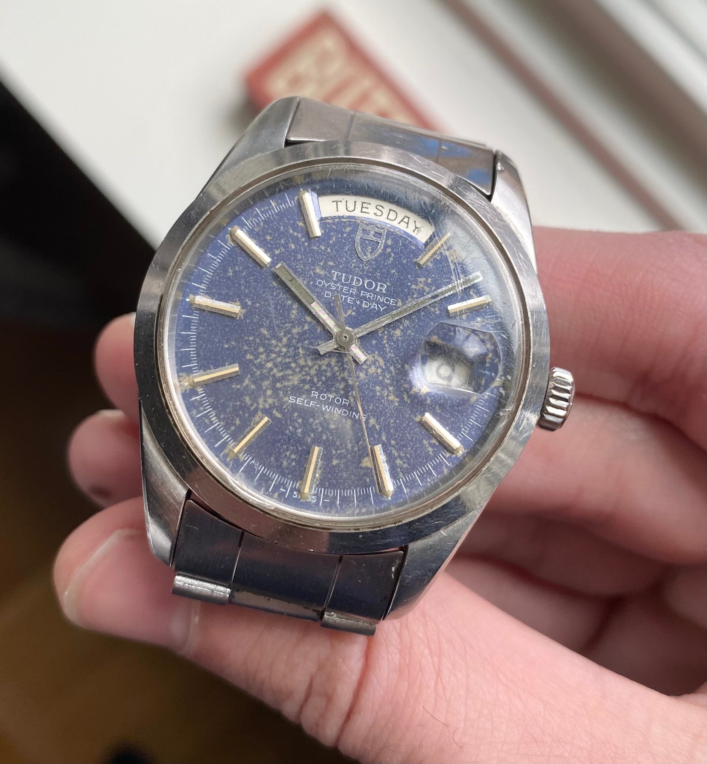 Tudor Oysterprince Date-day — Oversized Bue Dial