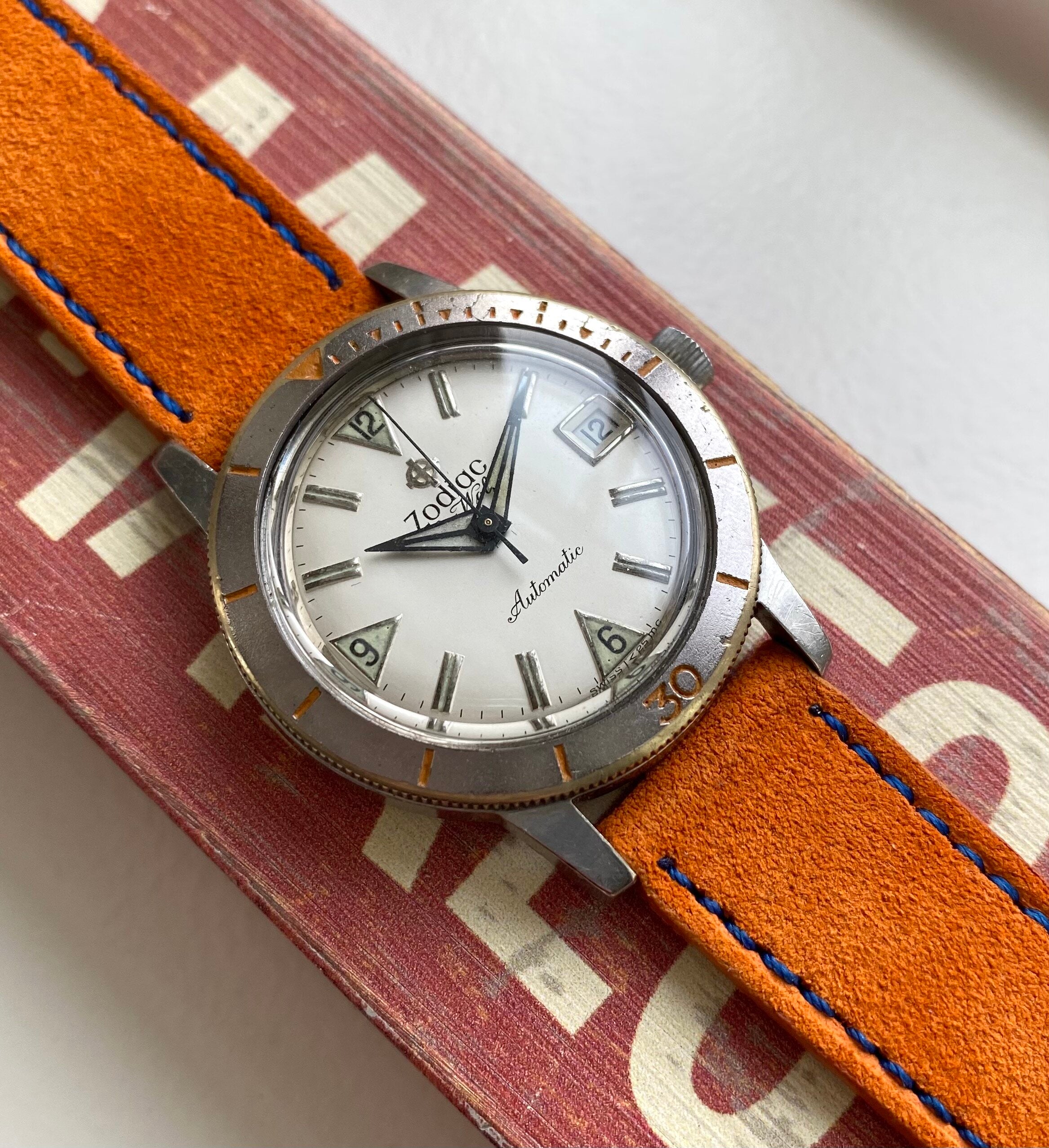 Zodiac Sea Wolf — White Dial