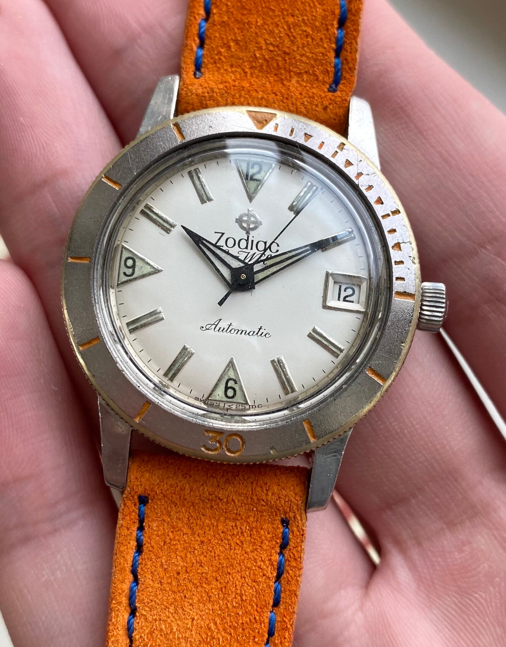 Zodiac Sea Wolf — White Dial