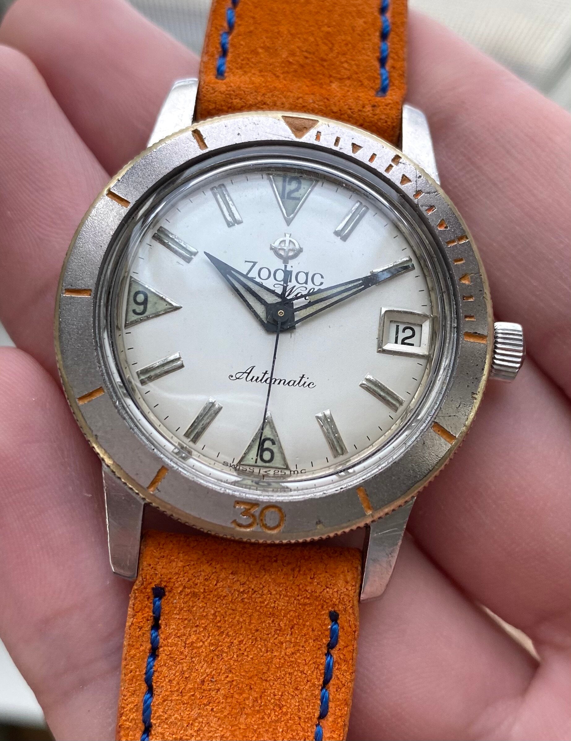 Zodiac Sea Wolf — White Dial