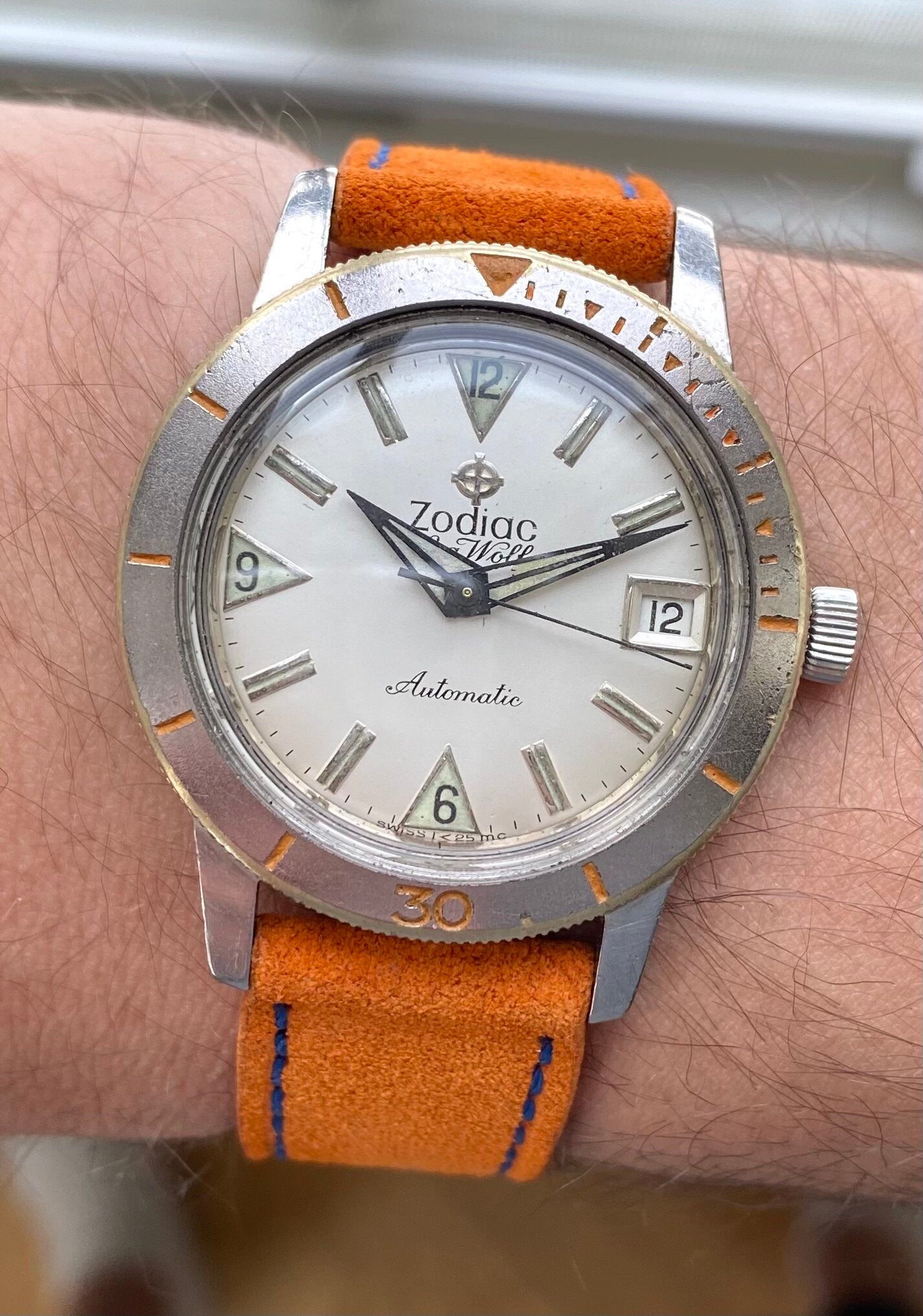 Zodiac Sea Wolf — White Dial