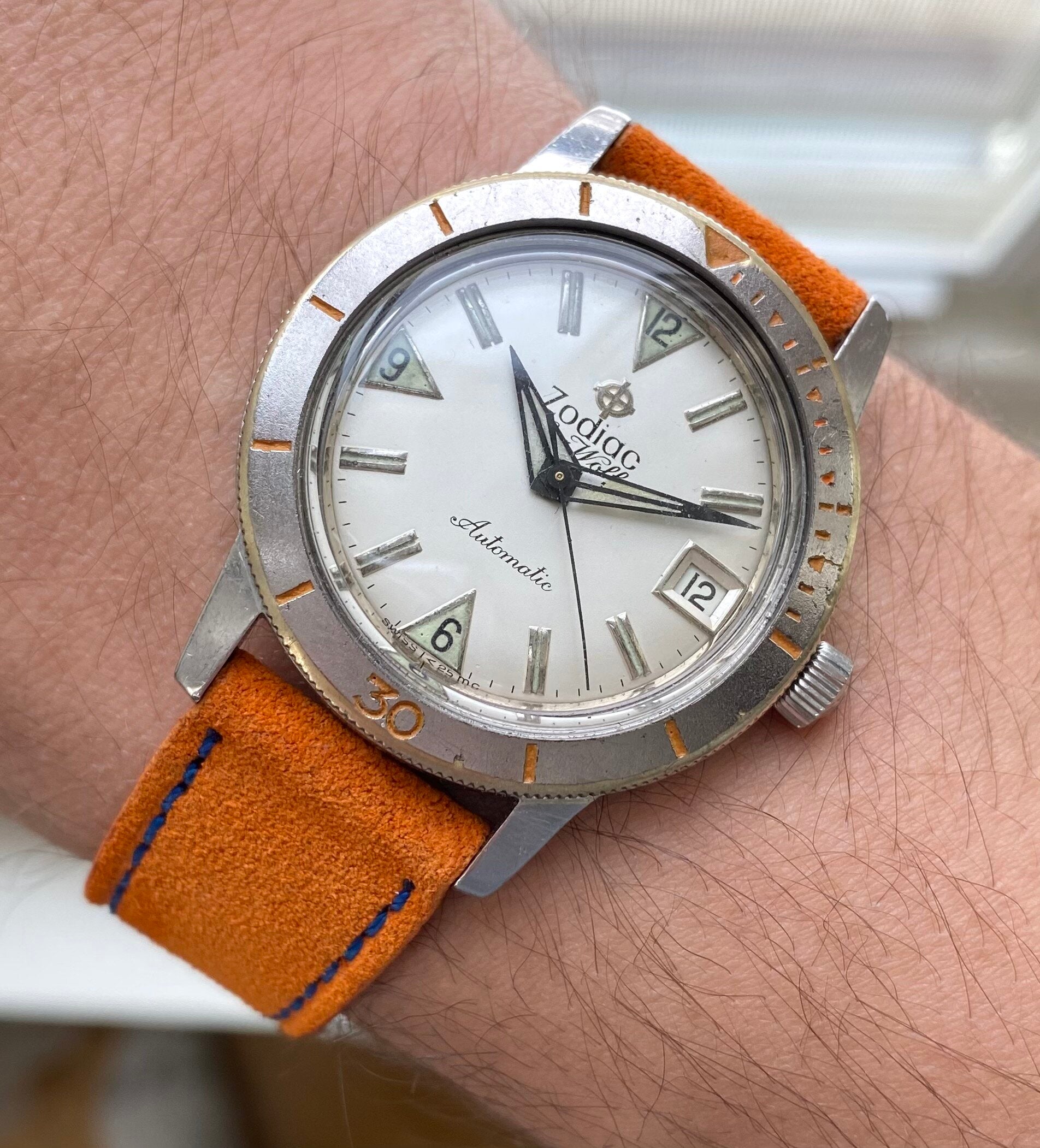 Zodiac Sea Wolf — White Dial