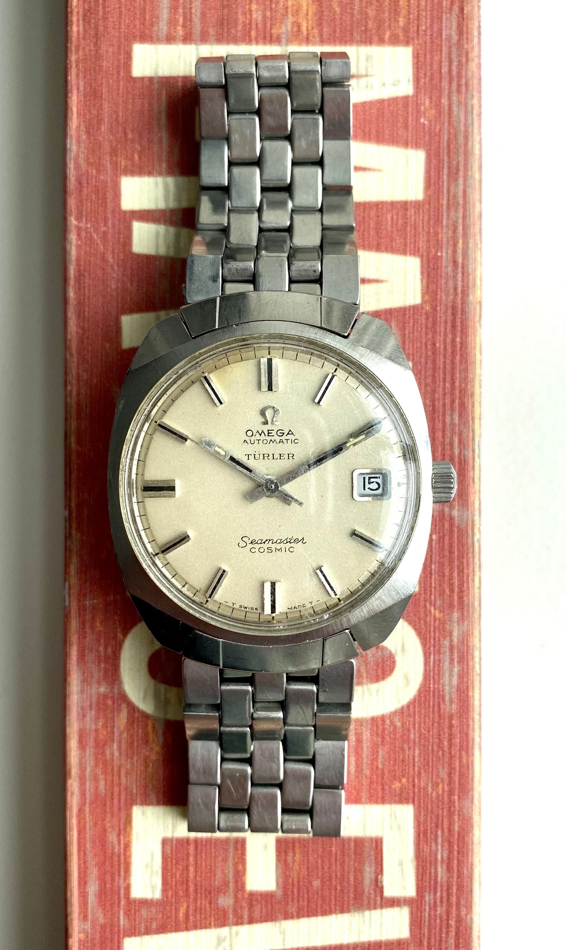 Omega Seamaster Cosmic — "Turler" Stamp