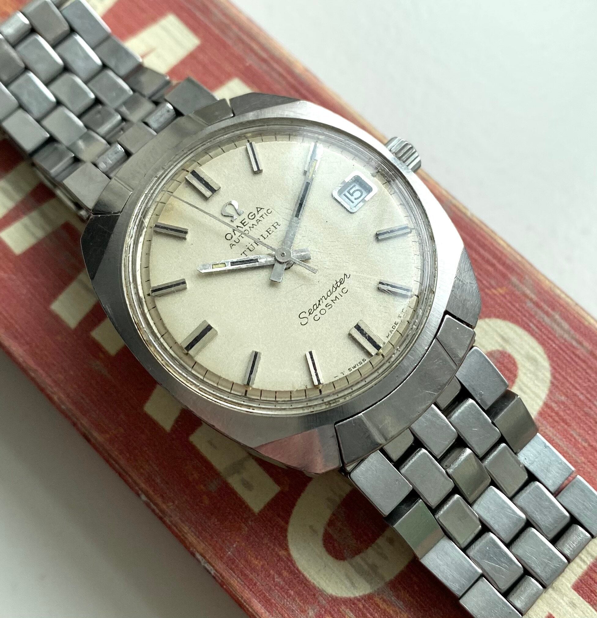 Omega Seamaster Cosmic — "Turler" Stamp