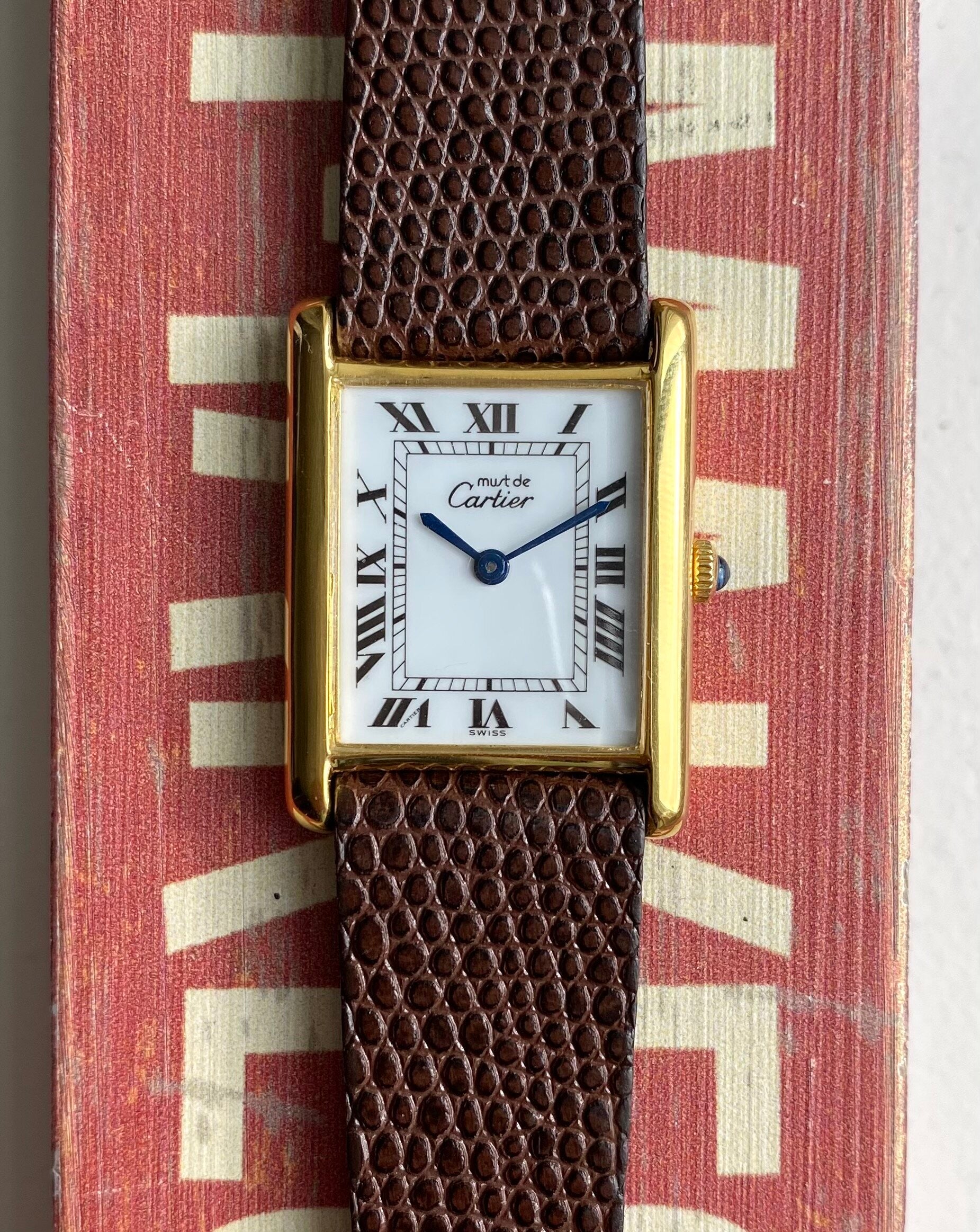 Must de Cartier Tank — White Roman Numerals