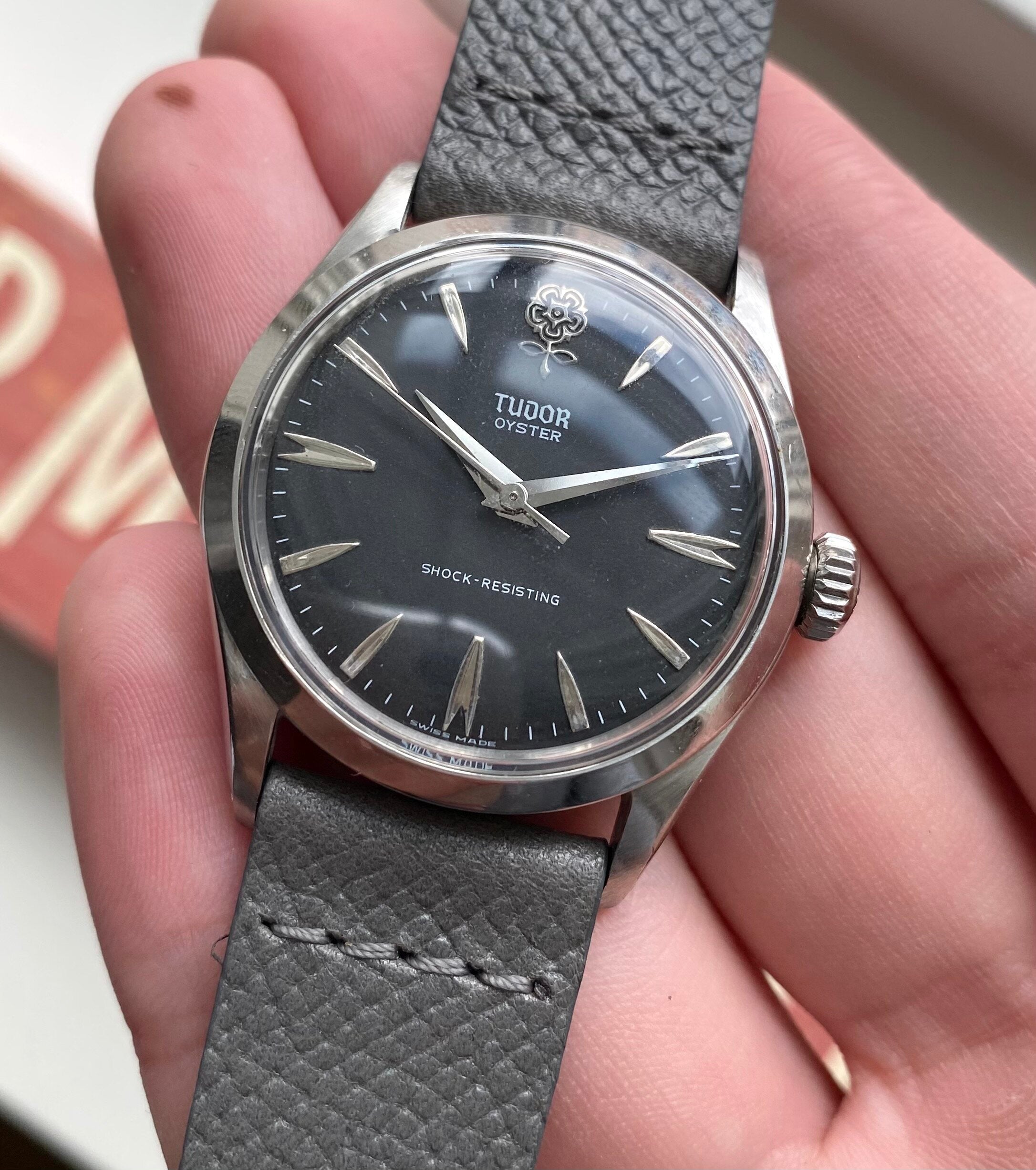 Tudor Oyster — Rose Dial