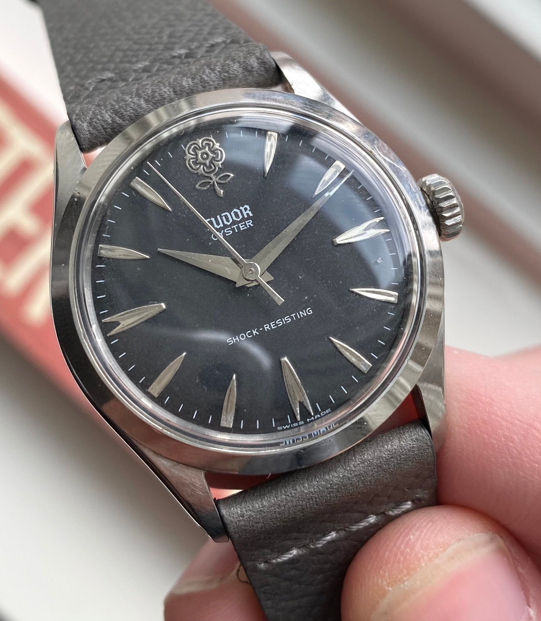 Tudor Oyster — Rose Dial