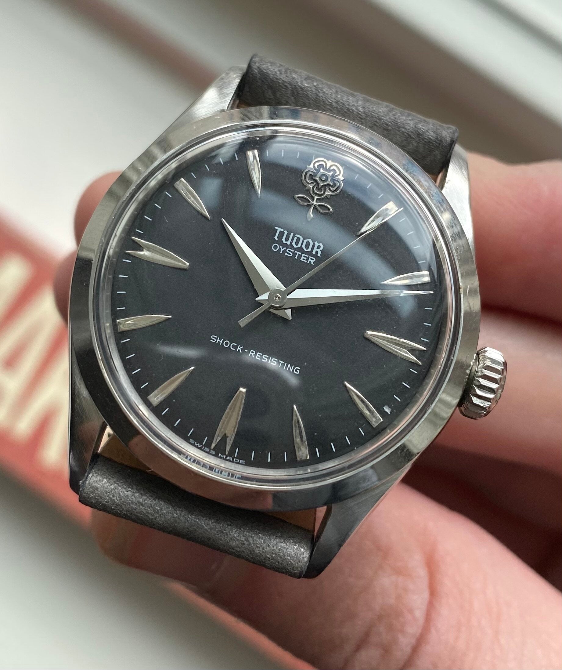 Tudor Oyster — Rose Dial