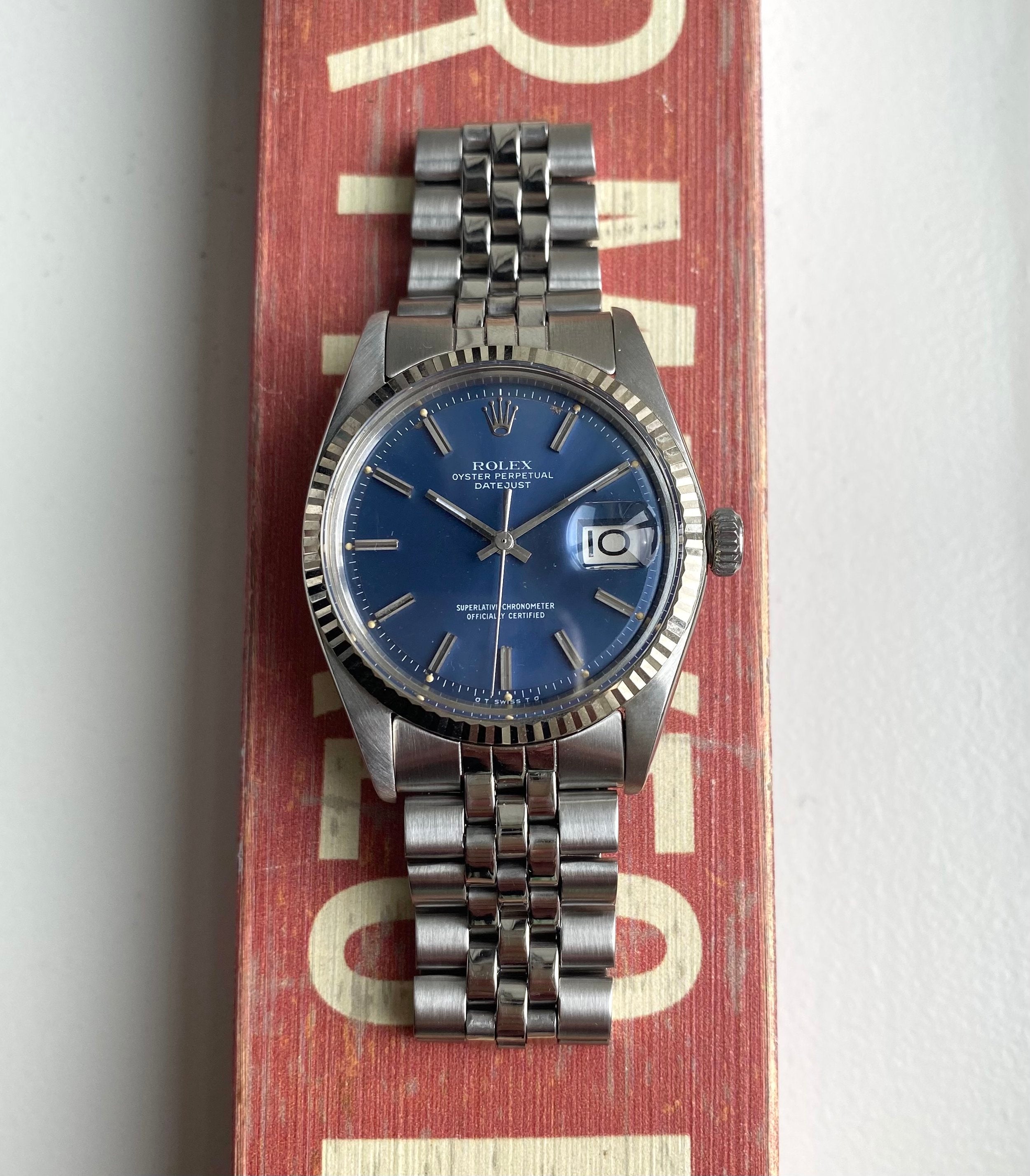 Rolex Datejust ref. 1601 — Blue Sigma Dial