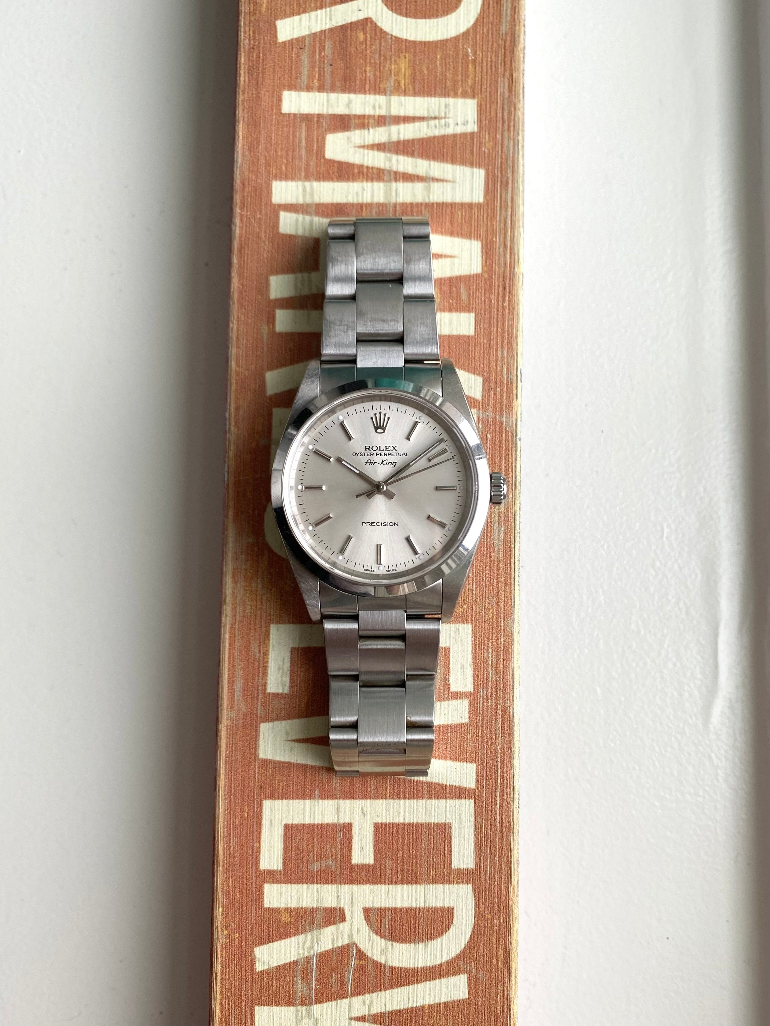 Rolex Air King 14000 - Sticker