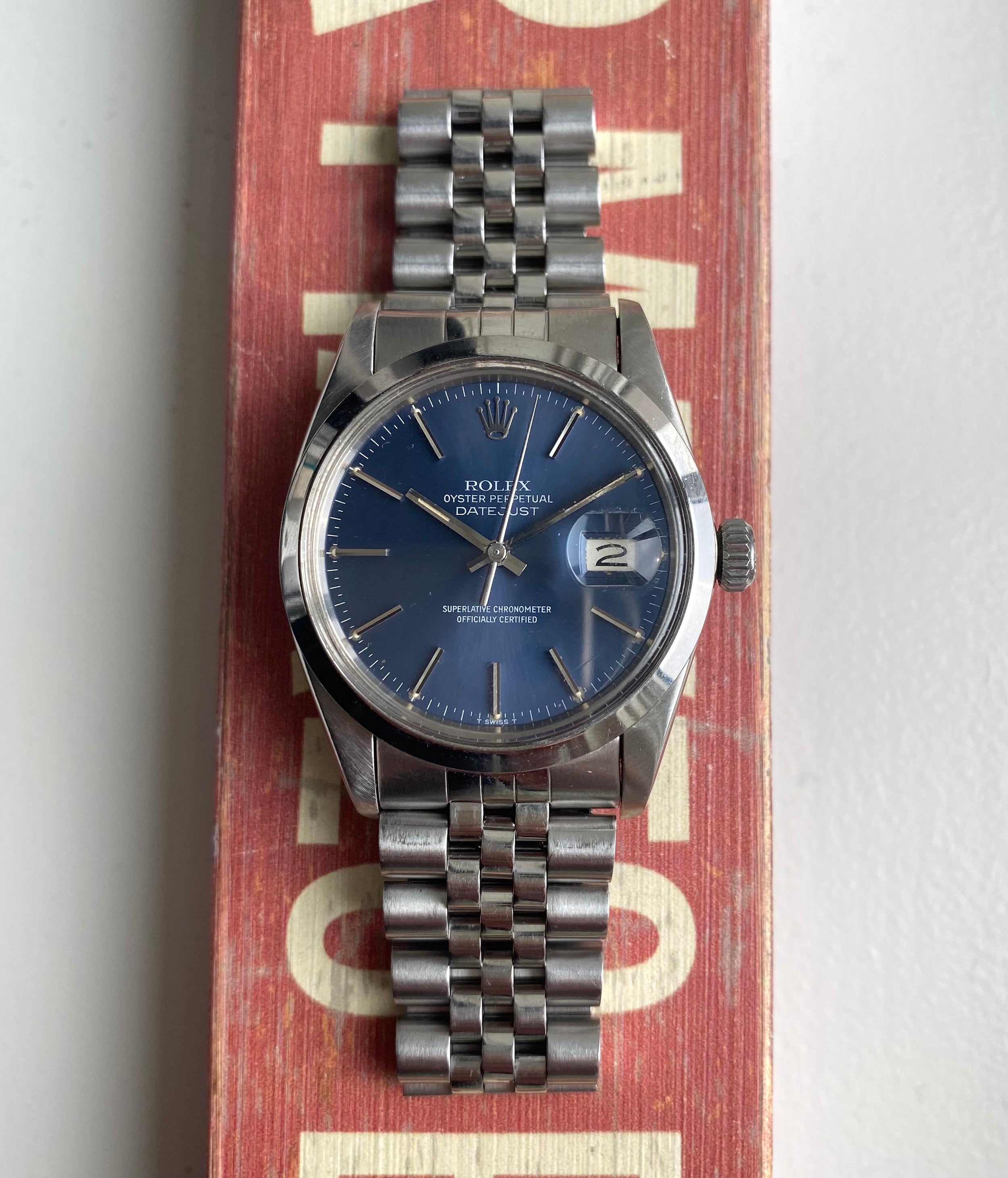 Rolex Datejust ref. 16000 — Blue Dial