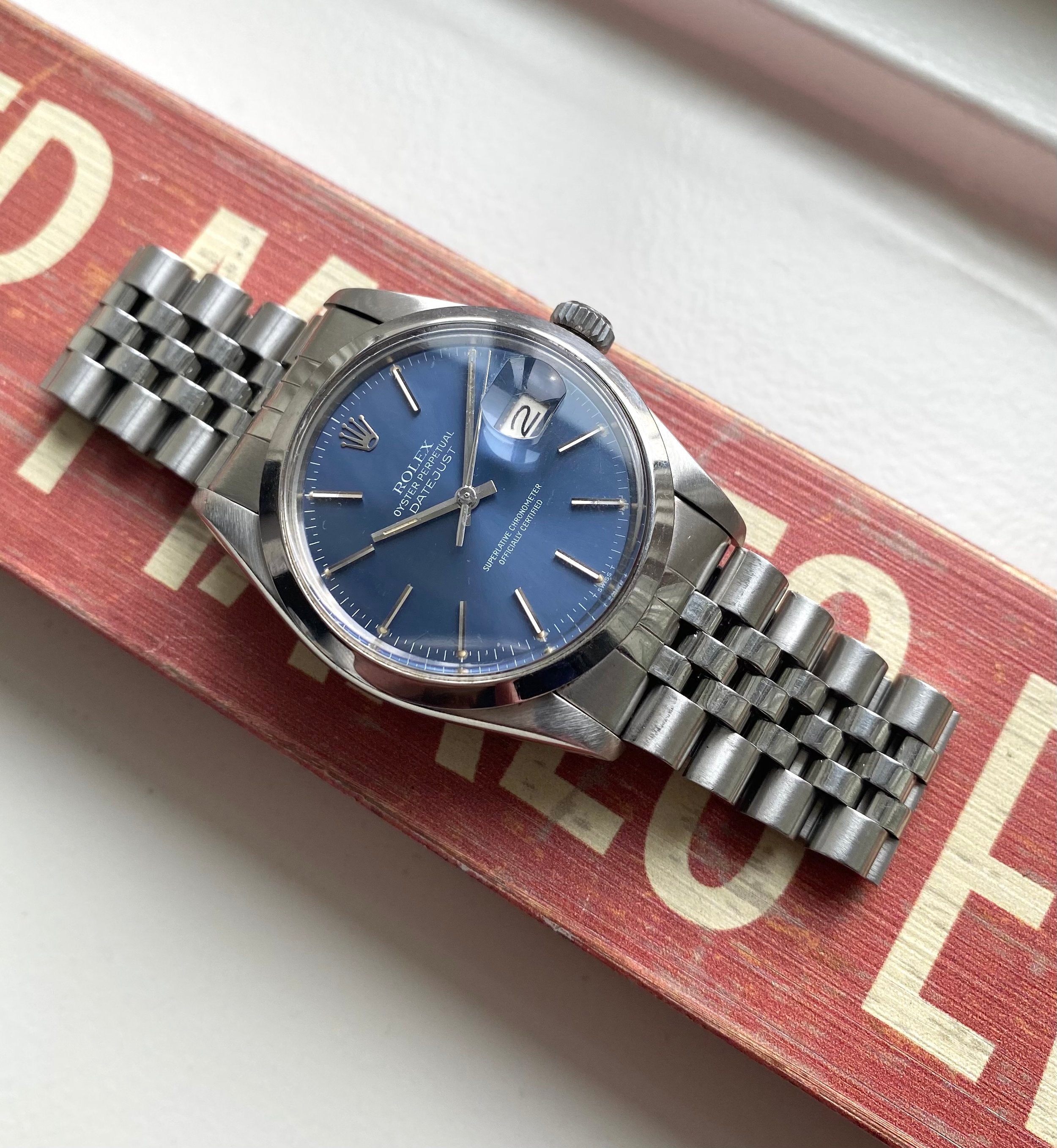 Rolex Datejust ref. 16000 — Blue Dial