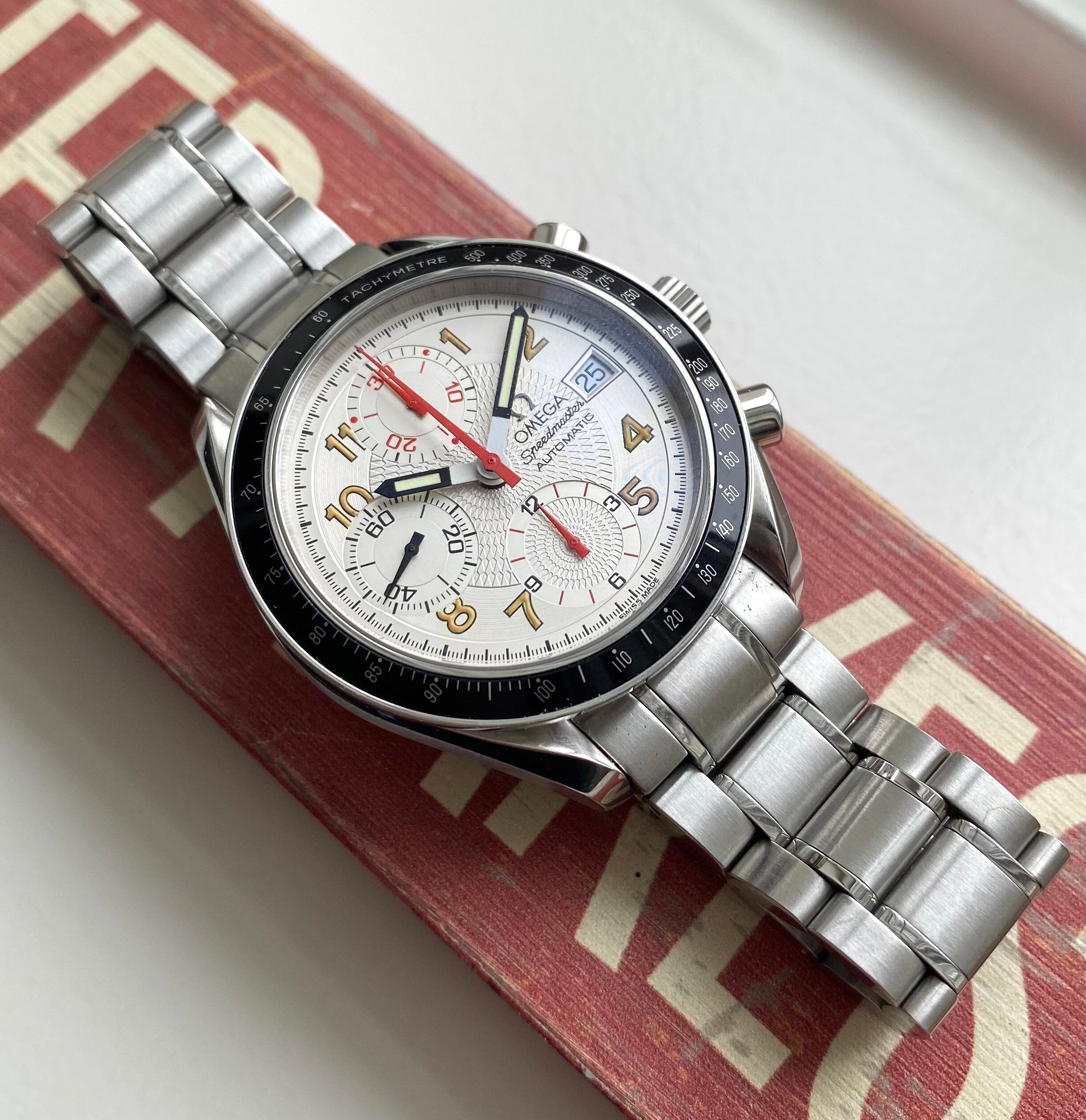 Omega Speedmaster MK40 — White Dial