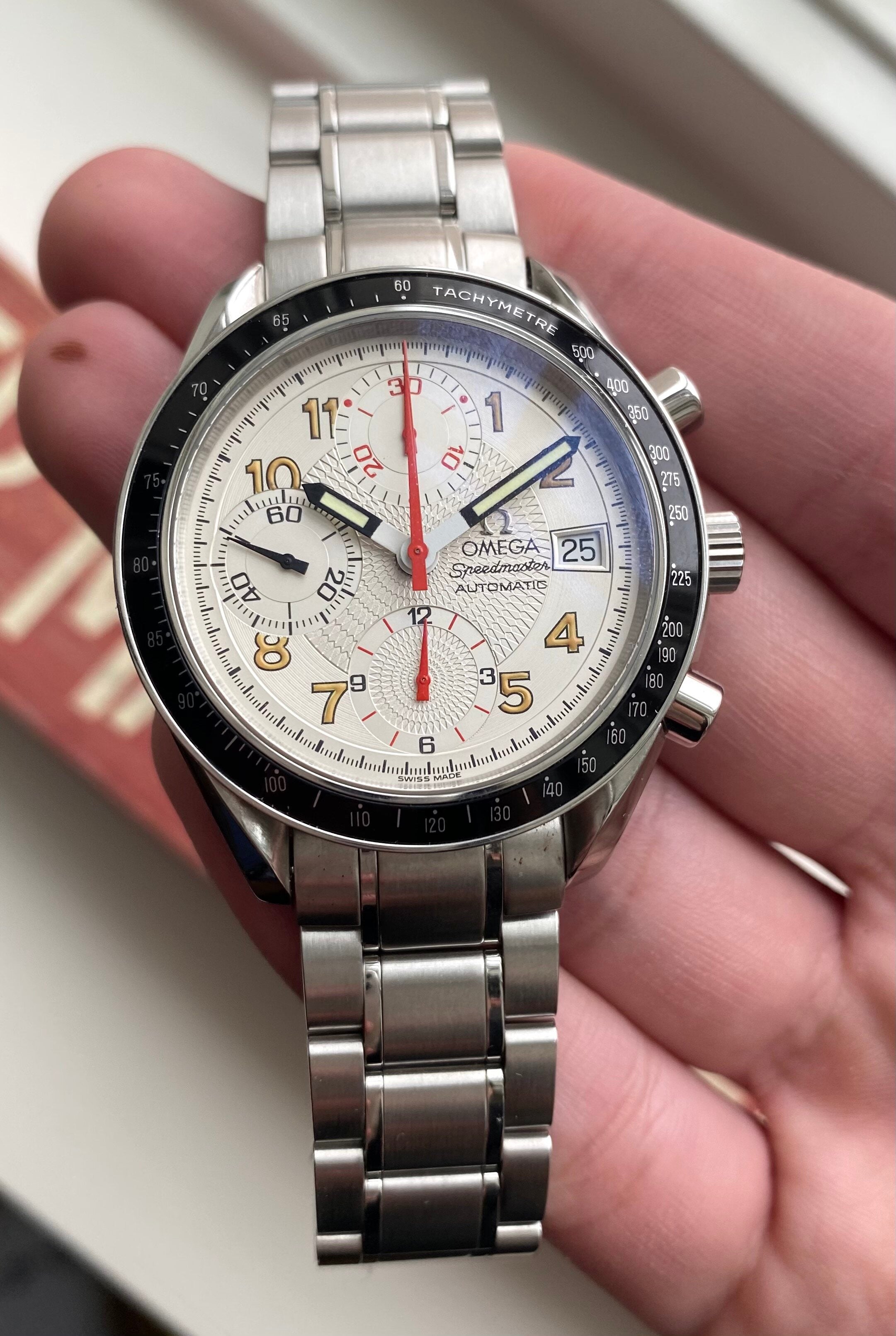 Omega Speedmaster MK40 — White Dial