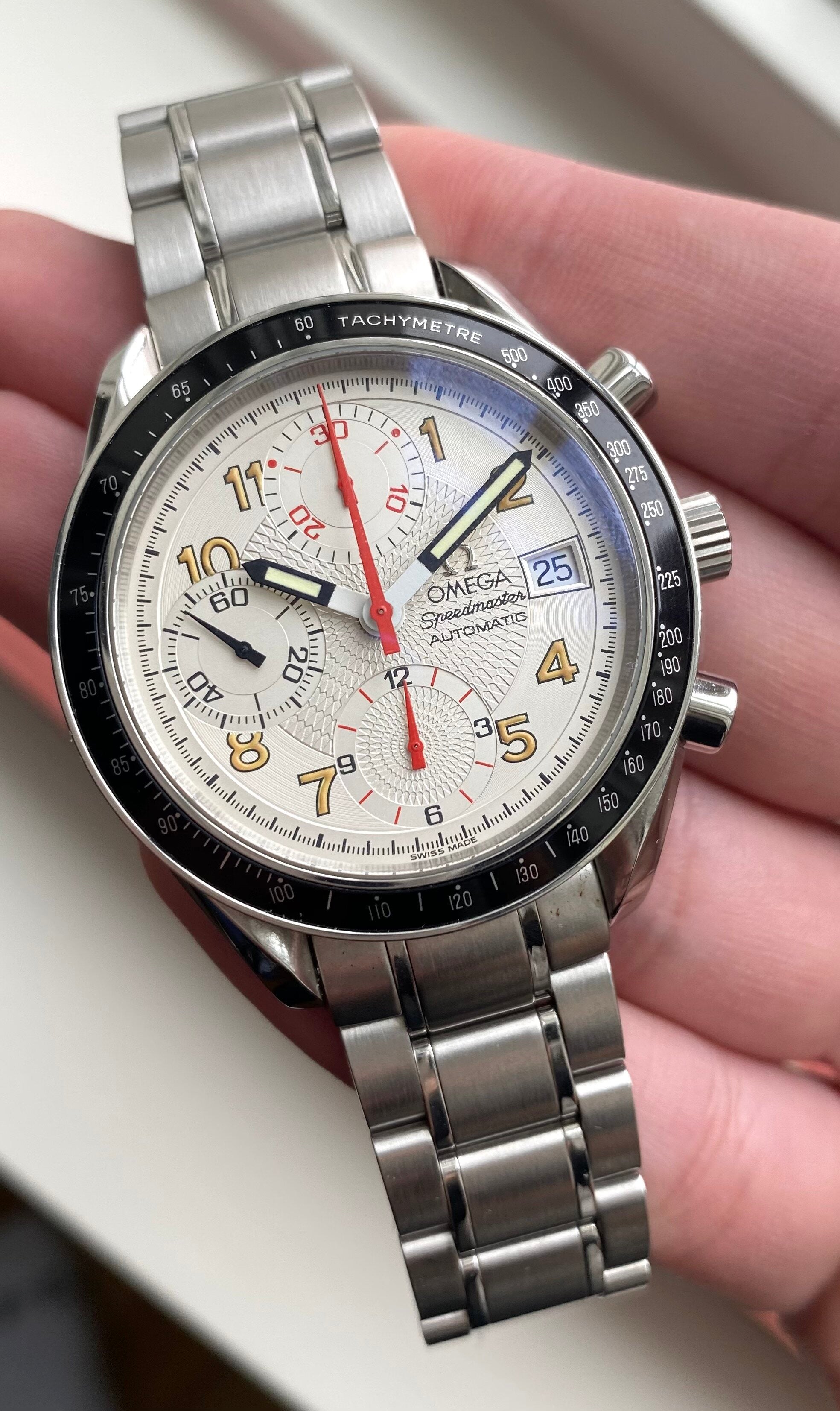 Omega Speedmaster MK40 — White Dial