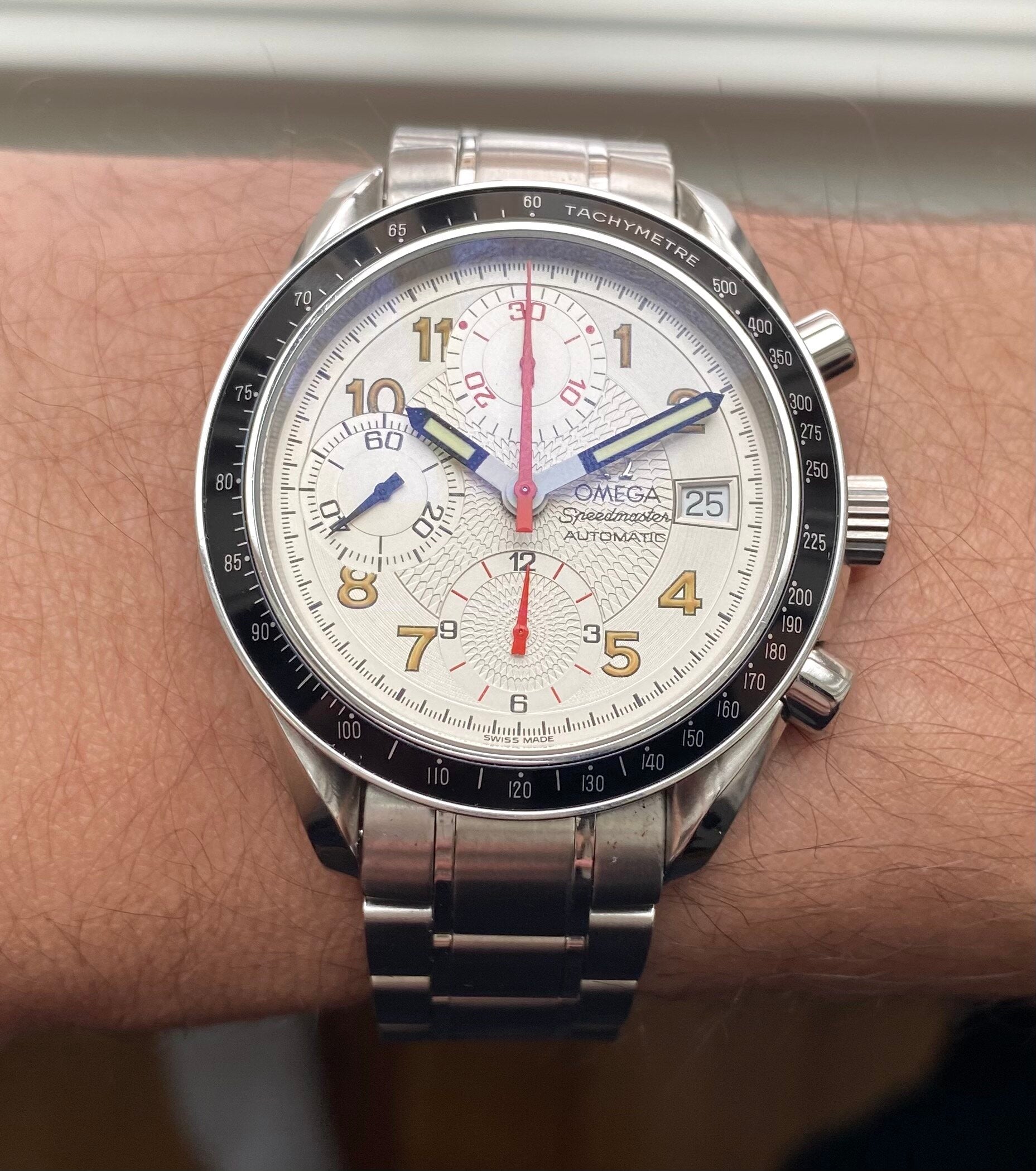 Omega Speedmaster MK40 — White Dial