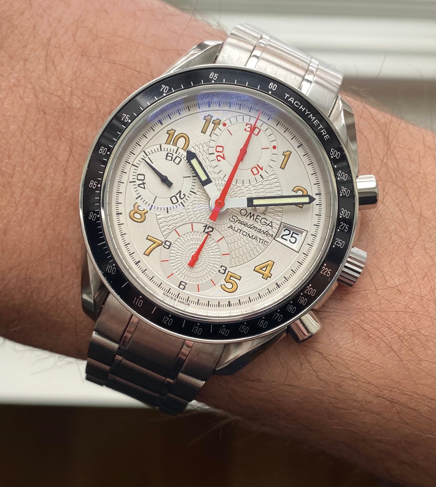 Omega Speedmaster MK40 — White Dial