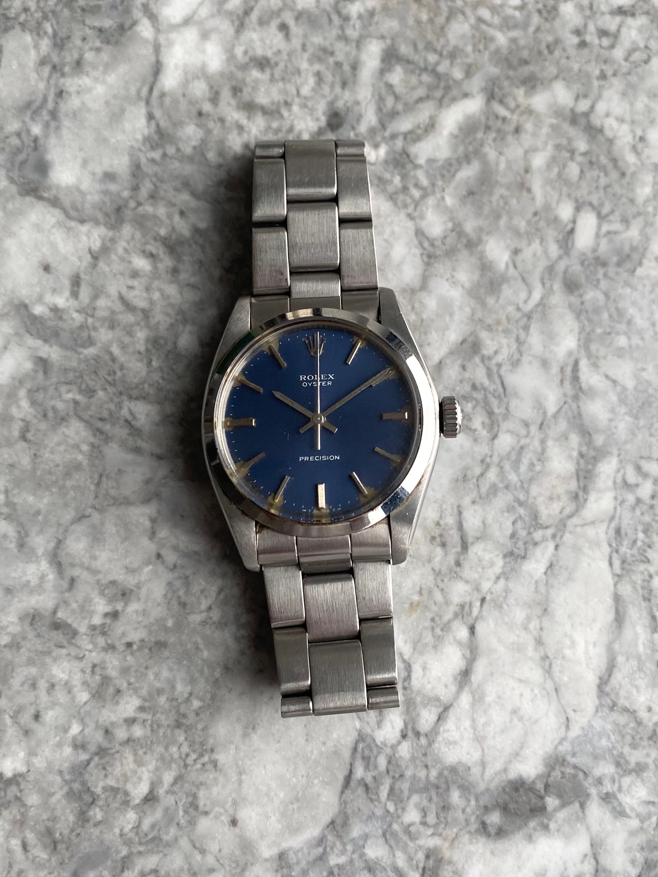 Rolex Precision Oyster - Blue Dial.