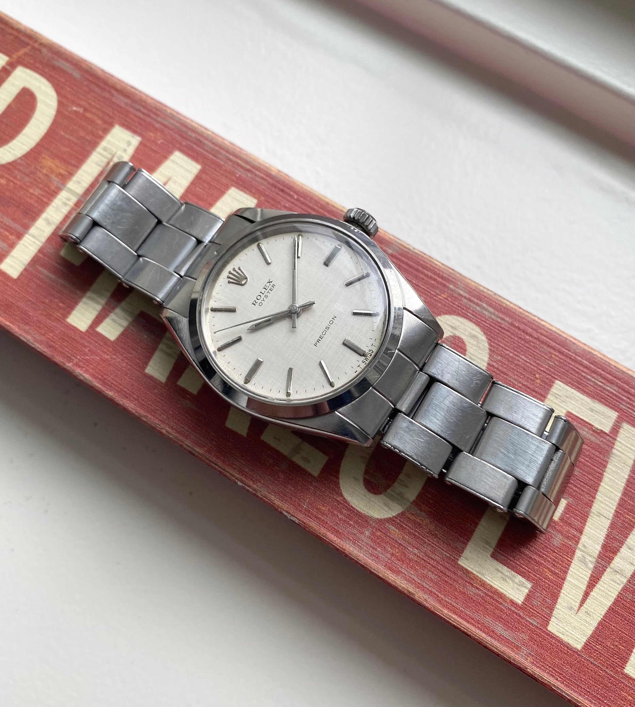 Rolex Oysterprecision ref. 6426 — Linen Dial