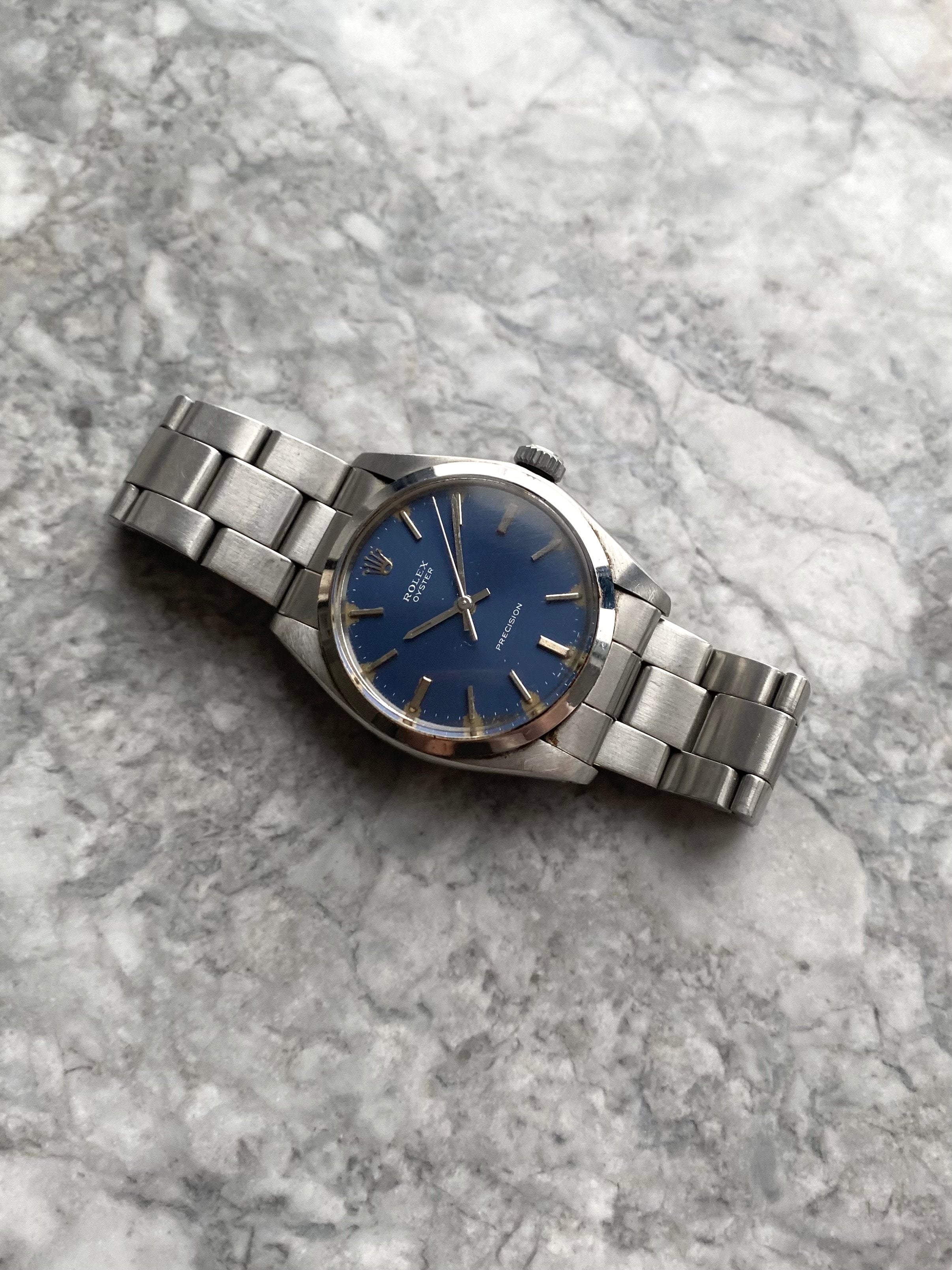 Rolex Precision Oyster - Blue Dial.