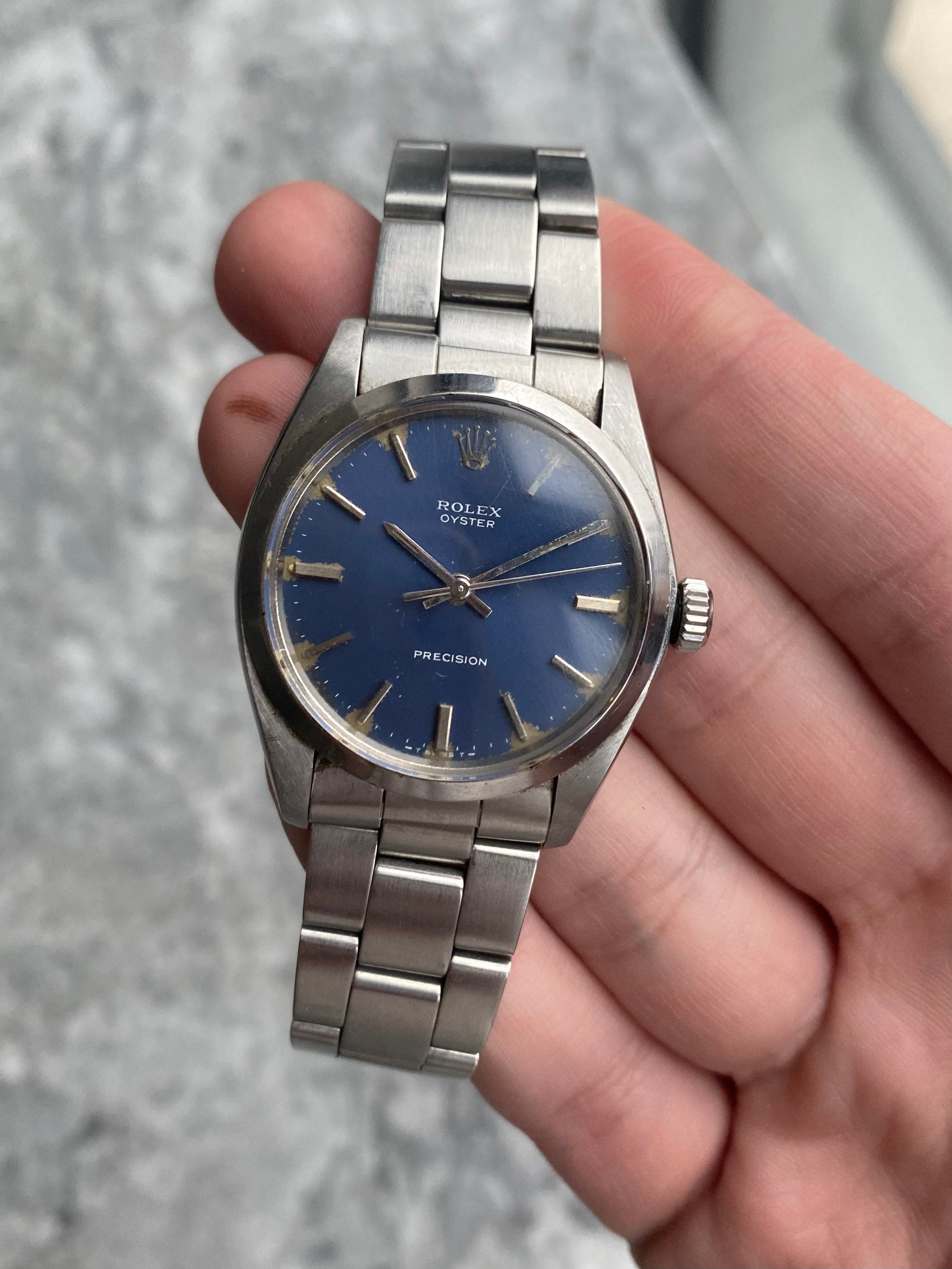 Rolex Precision Oyster - Blue Dial.