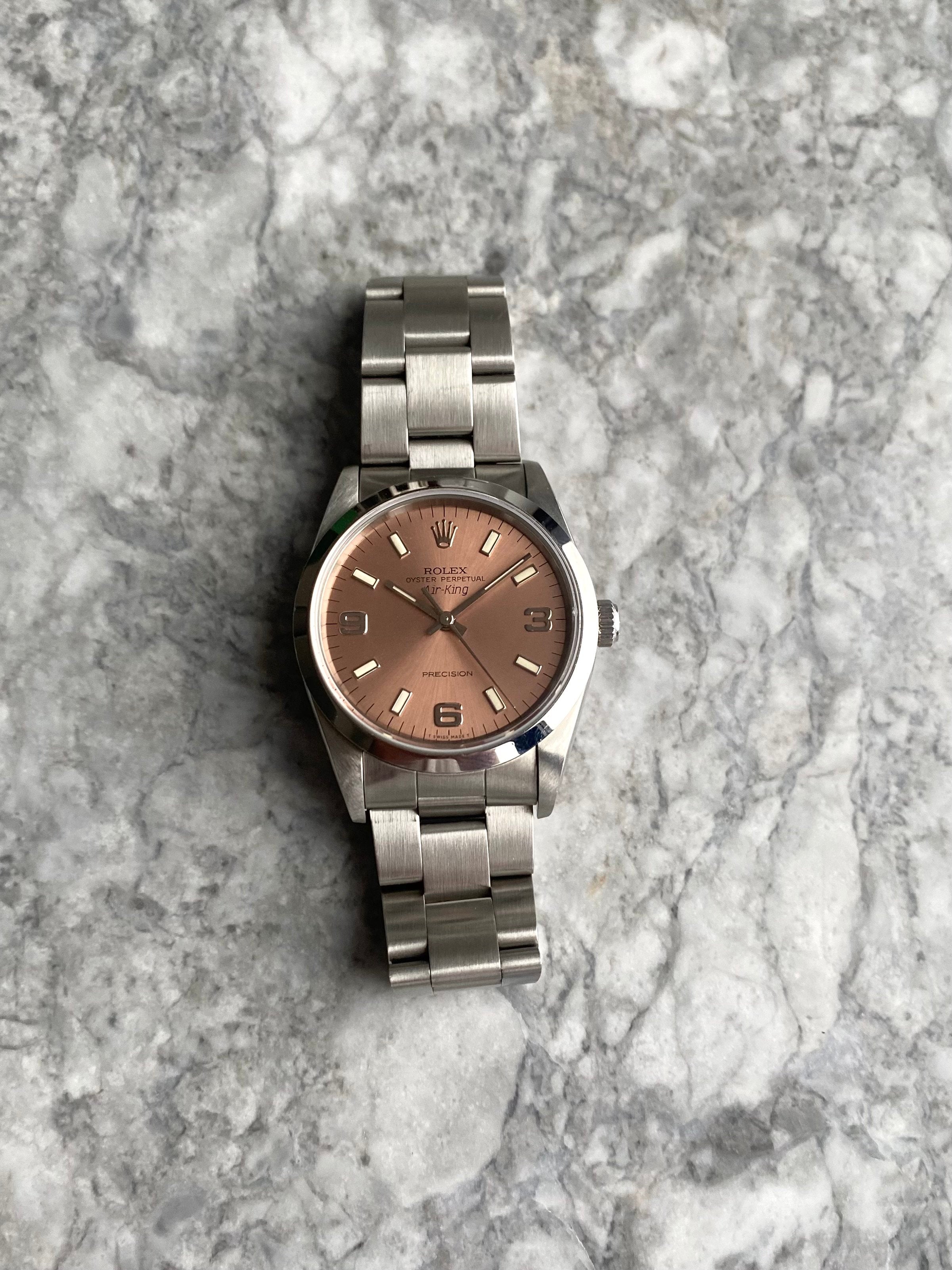 Rolex Air King 14000 - Salmon Dial.