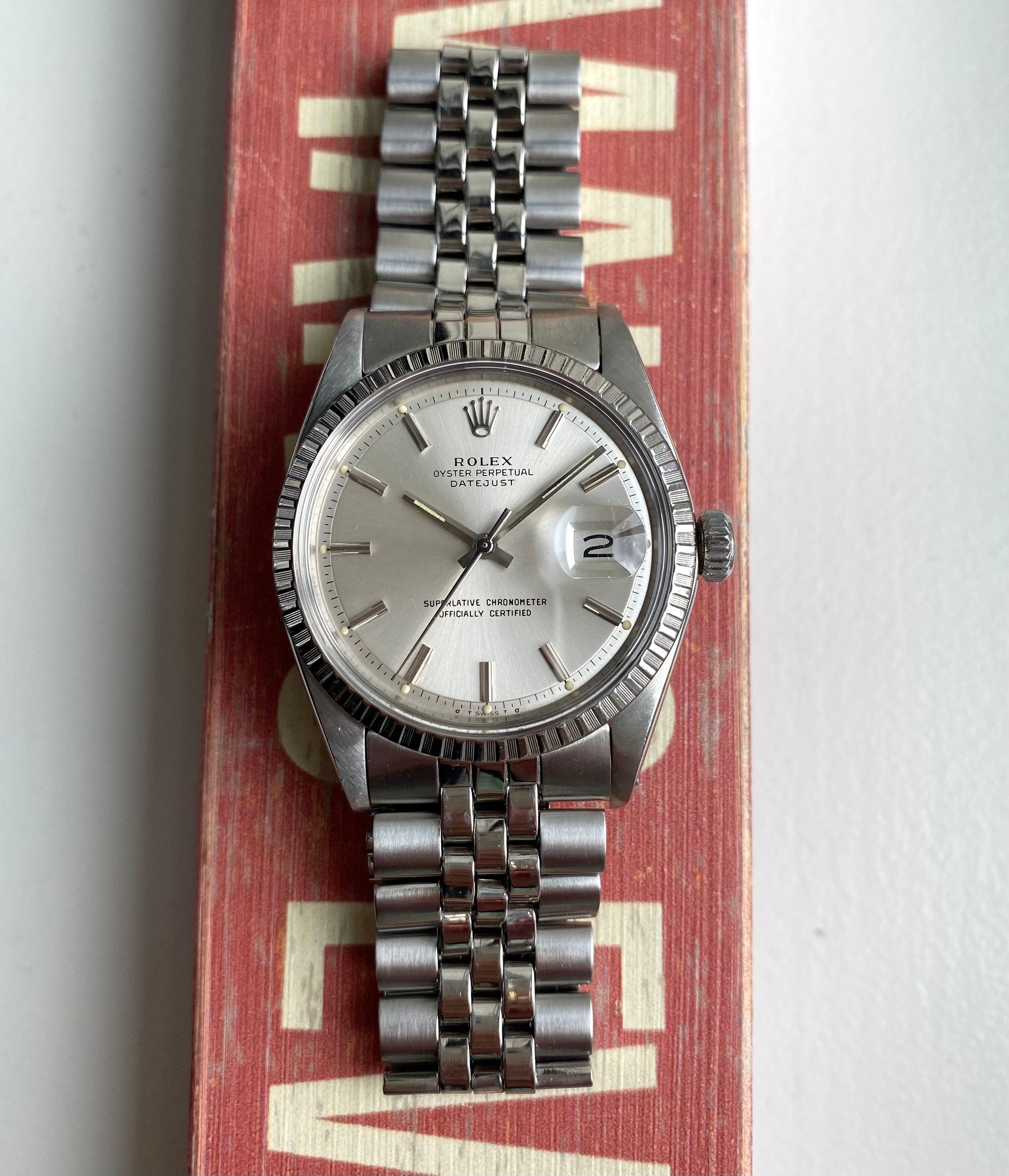 Rolex Datejust ref. 1603 — Silver Sigma Dial