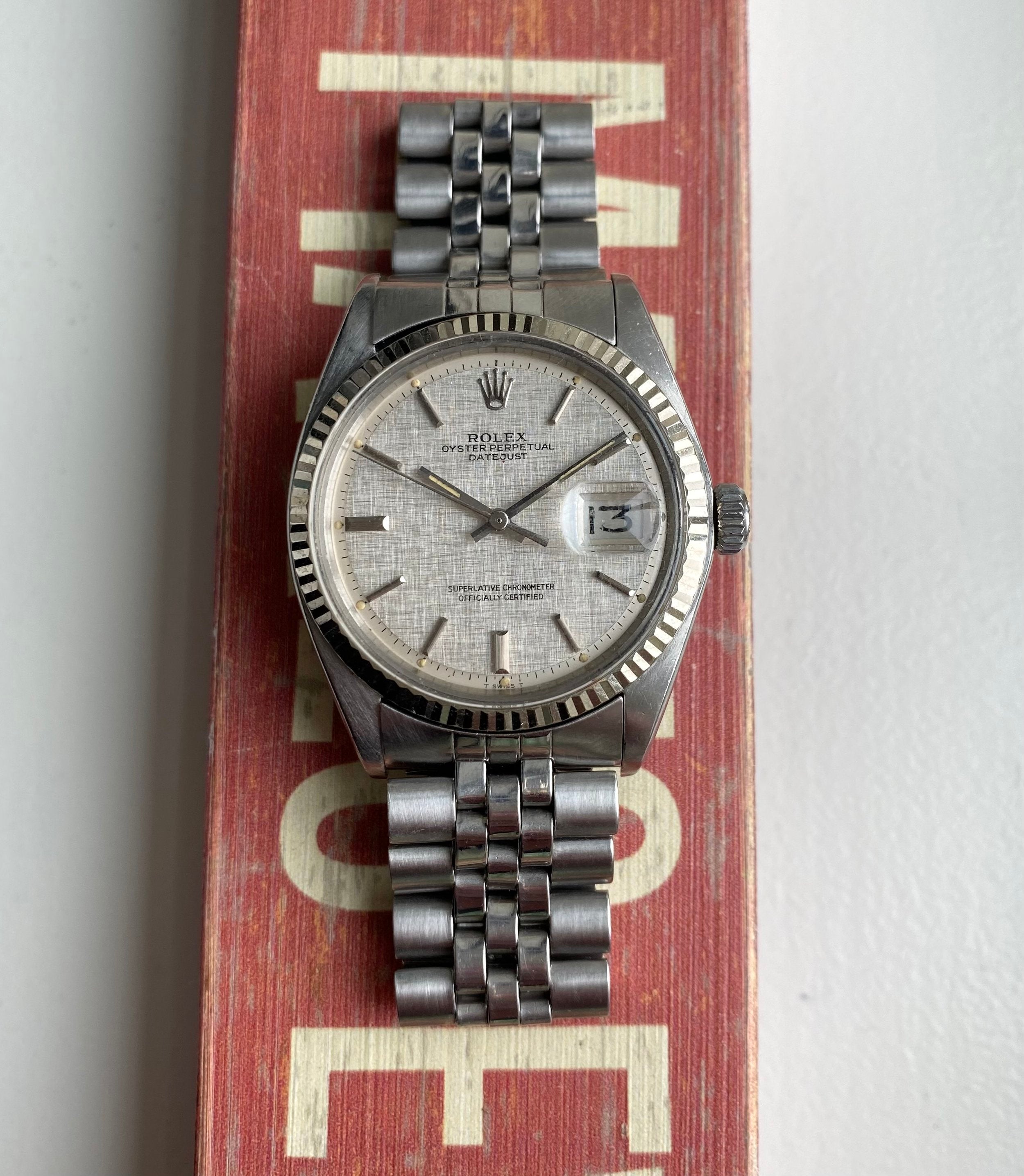 Rolex Datejust ref. 1601 — Silver Linen