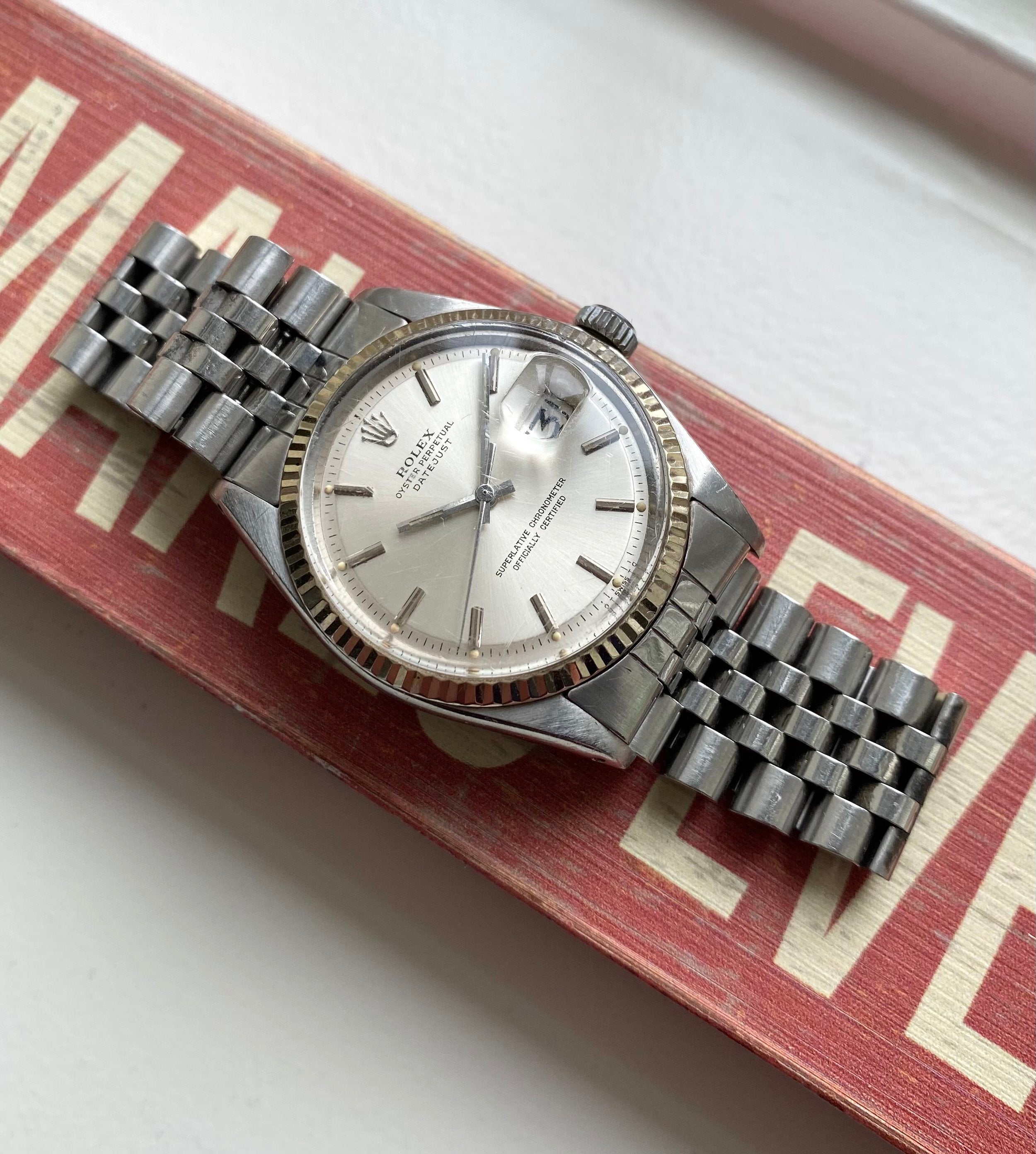 Rolex Datejust ref. 1601 — Silver Sigma Dial