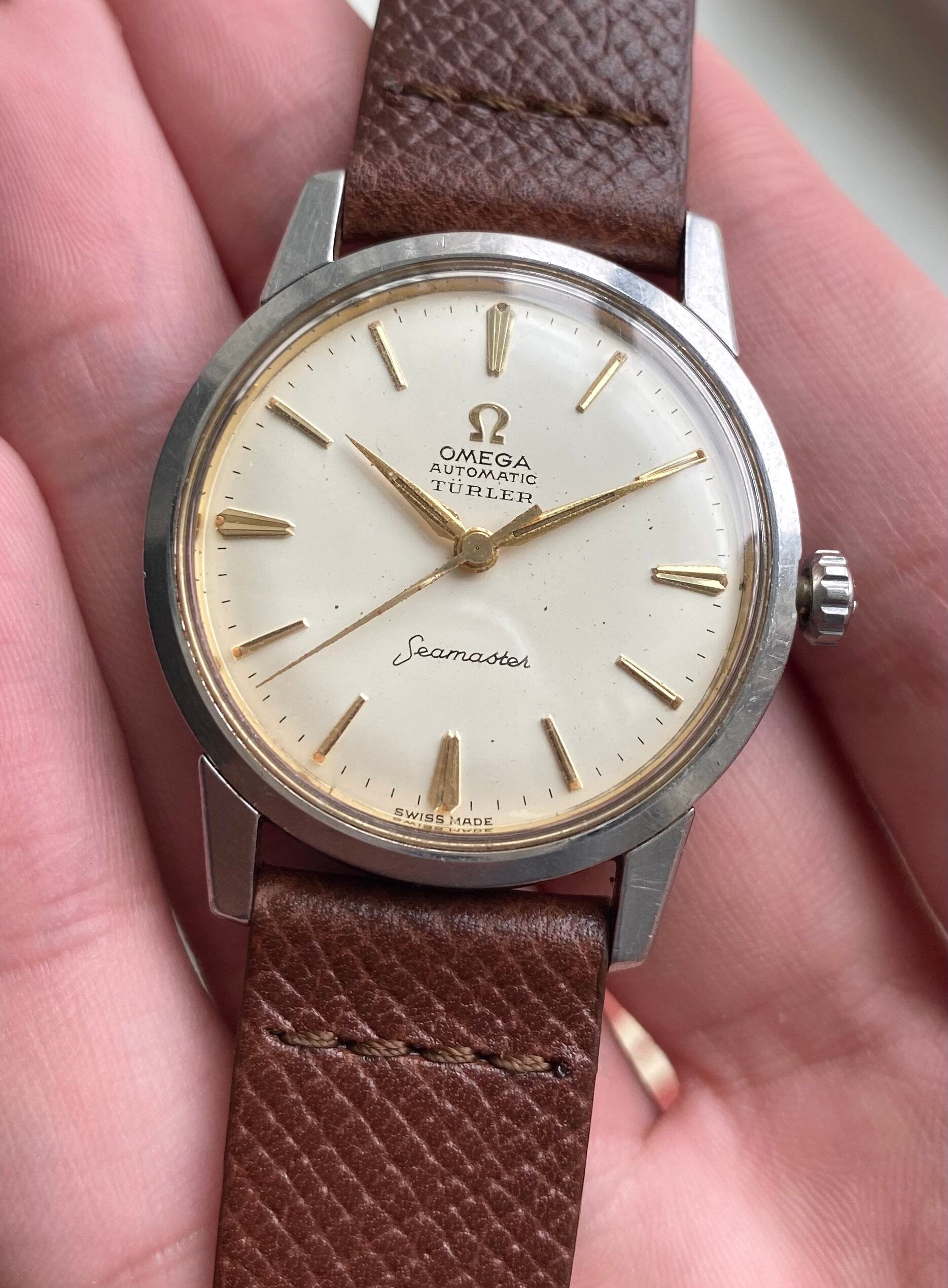 Omega Seamaster — "Turler" Stamp